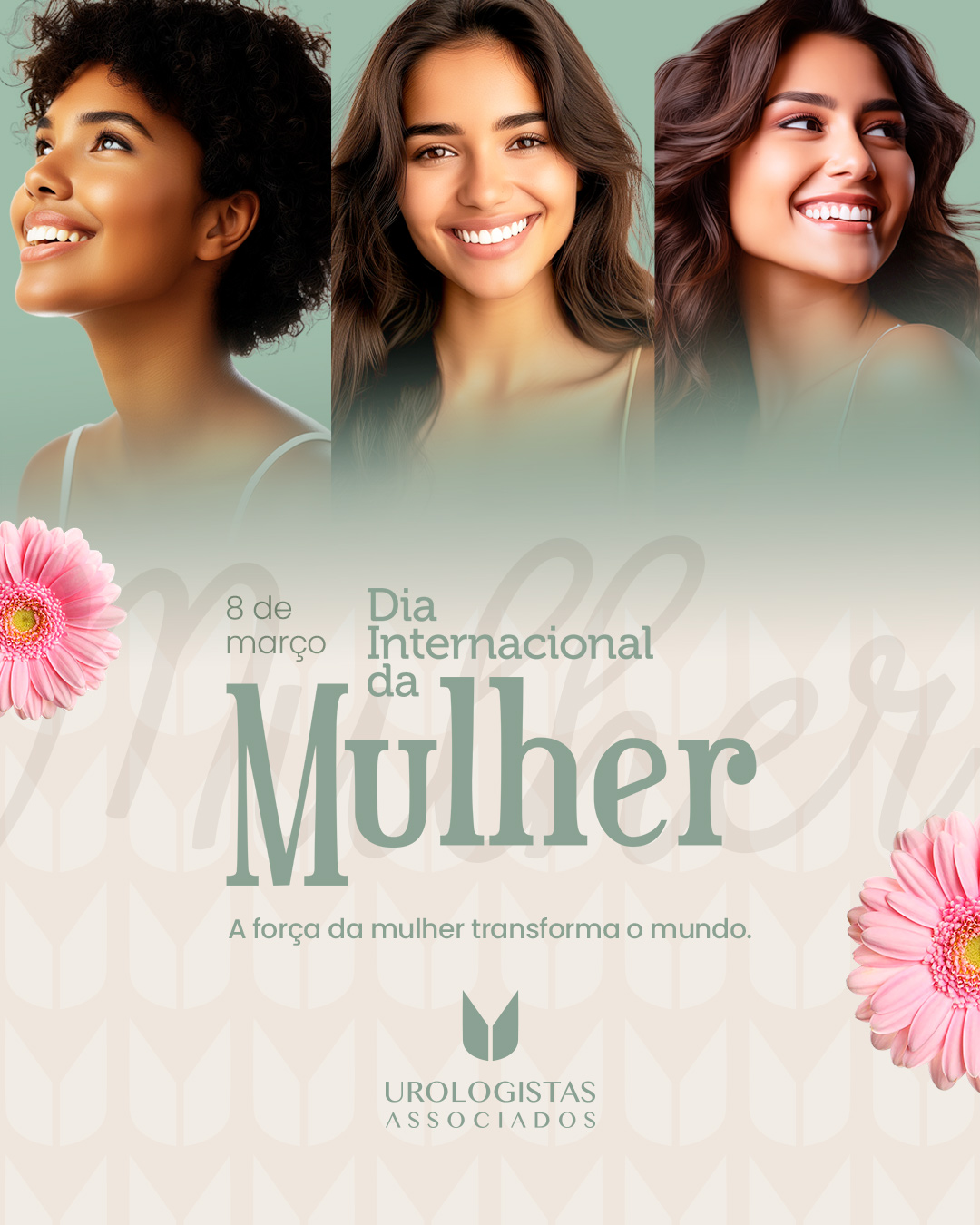 Neste 8 de março, celebramos a força, a coragem e a determinação de todas as mulheres que transformam o mundo todos os dias.💛
A Urologistas Associados reconhece e valoriza cada mulher — pacientes, colaboradoras e profissionais — que fazem parte da nossa história.🩷
Feliz Dia Internacional da Mulher. 🌸
#DiaInternacionalDaMulher #8DeMarço #UrologistasAssociados