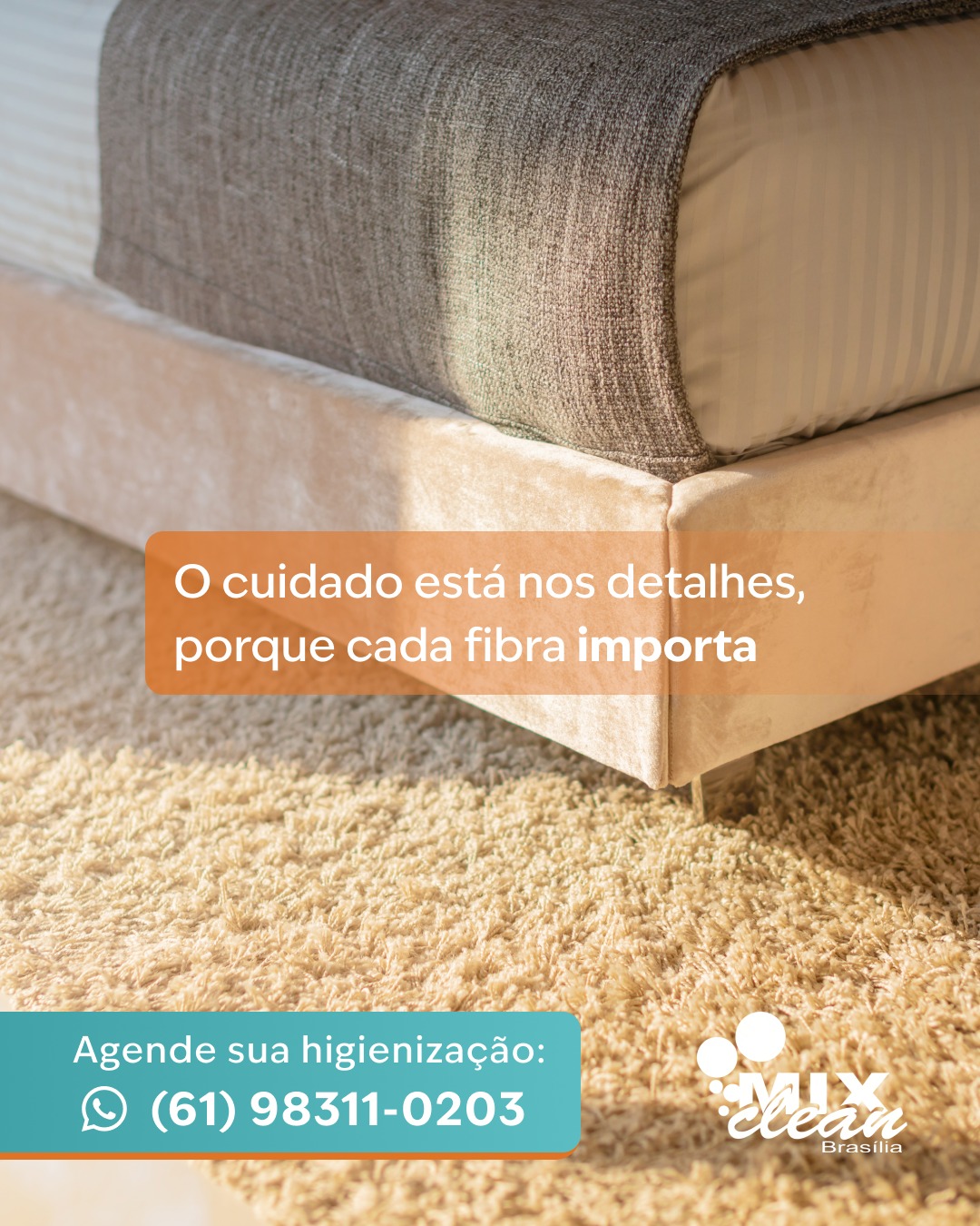 🔎 Não é só limpeza. É cuidado em cada detalhe.
Na higienização profissional de estofados e tapetes em Brasília, a diferença está na técnica, na precisão e na atenção às pequenas coisas que fazem grande impacto.
A Mix Clean cuida:
✔️ Das fibras naturais e sintéticas
✔️ Das costuras e acabamentos
✔️ Da remoção profunda de ácaros e fungos
✔️ Da eliminação de odores
✔️ Da preservação da textura e cor original
Utilizamos tecnologia de extração profunda e produtos biodegradáveis, garantindo uma limpeza eficiente, segura e sustentável para sua casa ou empresa.
Quando falamos que cuidamos dos detalhes, falamos de resultado visível, toque renovado e ambiente mais saudável.
Agende sua higienização hoje mesmo:
📲 (61) 98311-0203
#MixCleanBrasilia #CuidadoNosDetalhes #HigienizaçãoProfissional #LimpezaDeEstofados #LimpezaDeTapetes #LimpezaBrasilia #BrasiliaDF
#CasaLimpa #AmbienteSaudável #DetalhesQueFazemADiferença #EmpresaDeLimpez #LimpezaResidencial #SofáLimpo #TapeteLimpo