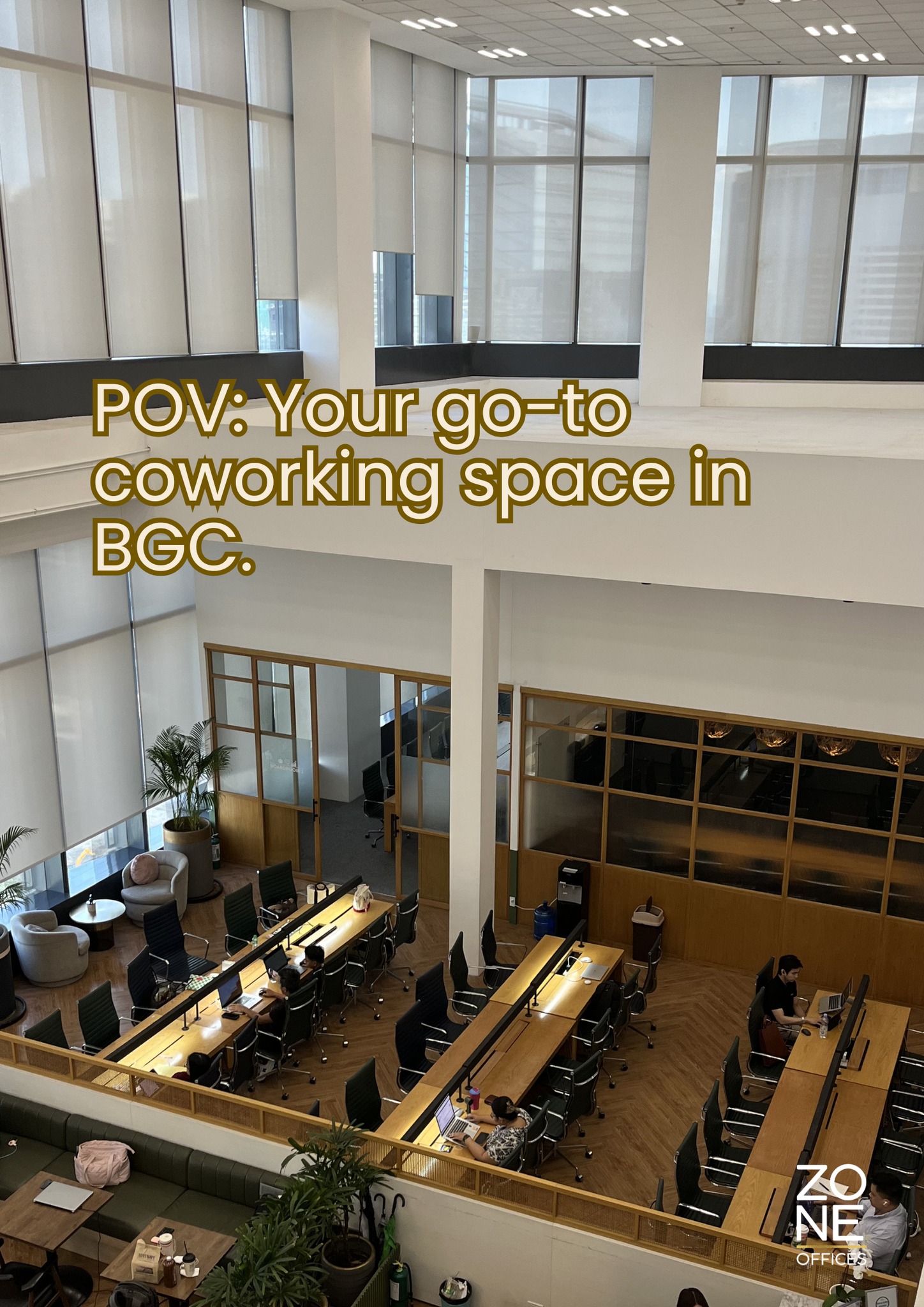 Take a look inside Zone Offices. A penthouse workspace in BGC.
From hot desks to move-in ready private offices, every space is designed to help individuals and teams do their best work.
Book a tour today and experience the workspace for yourself.
#zoneoffices #privateoffices #servicedoffices #bgcoffice #officespacebgc #coworkingspace