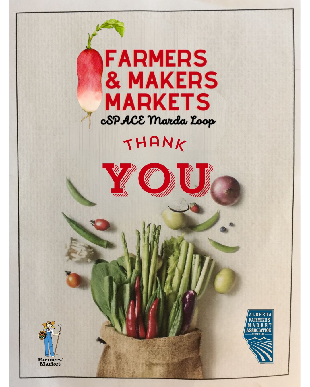 The End of WINTER almost SPRING Market was a success and I want to say thank you to everyone who joined us and supported local. Markets like this mean a lot to our dedicated vendor community and without them we would not be able to bring you the best of locally made, baked, arts or crafts.
See you Saturday May 23, 2026 for our Outdoor season Kick Off where we will begin our weekly Saturday Farmers' & Makers Market at cSPACE Marda Loop.
Vendor applications are open - check link or website for more information.