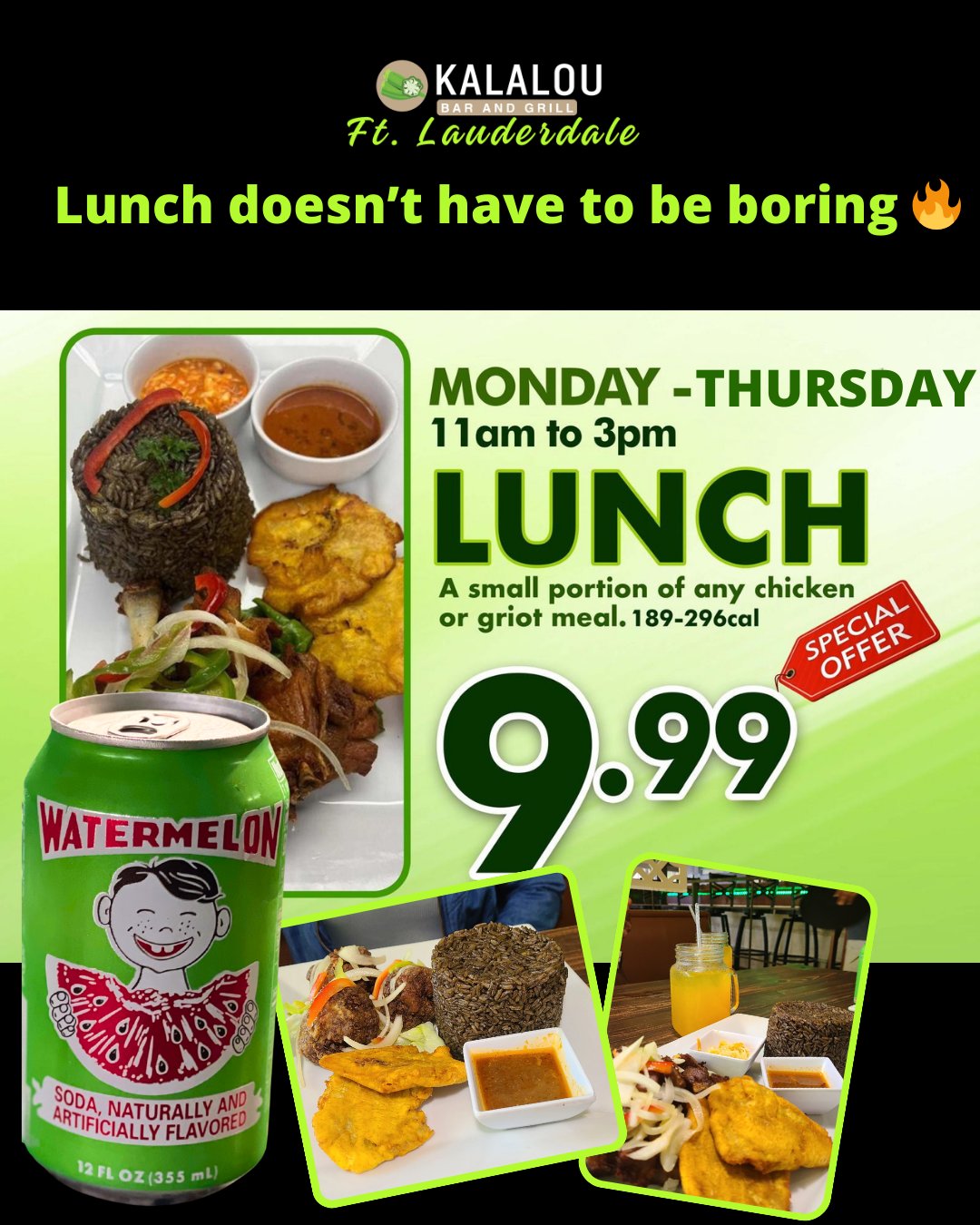 Lunch is ready...