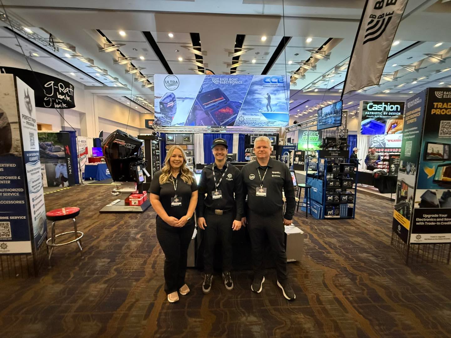 Day 2 of the Bassmaster Classic and we’re ready! Stop by booth 4521 in the ballroom and see us!