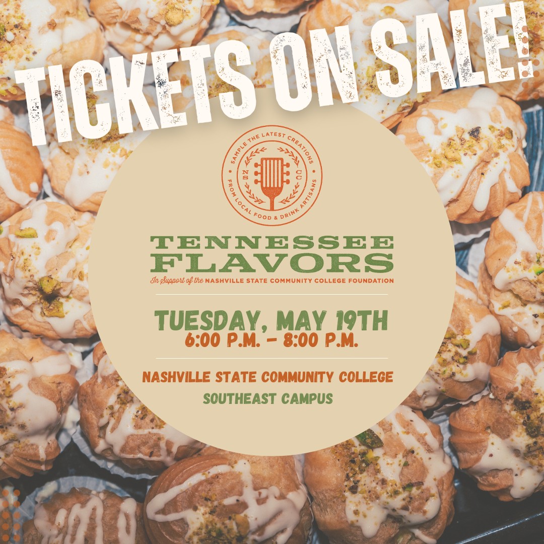 The time is finally here. Tennessee Flavors is BACK! Early bird tickets are now on sale. Join us on Tuesday, May 19 for an incredible evening in support of our Nashville State students!
Ticket link in our bio!
#TNFlavors #NashvilleState #NSCCFoundation