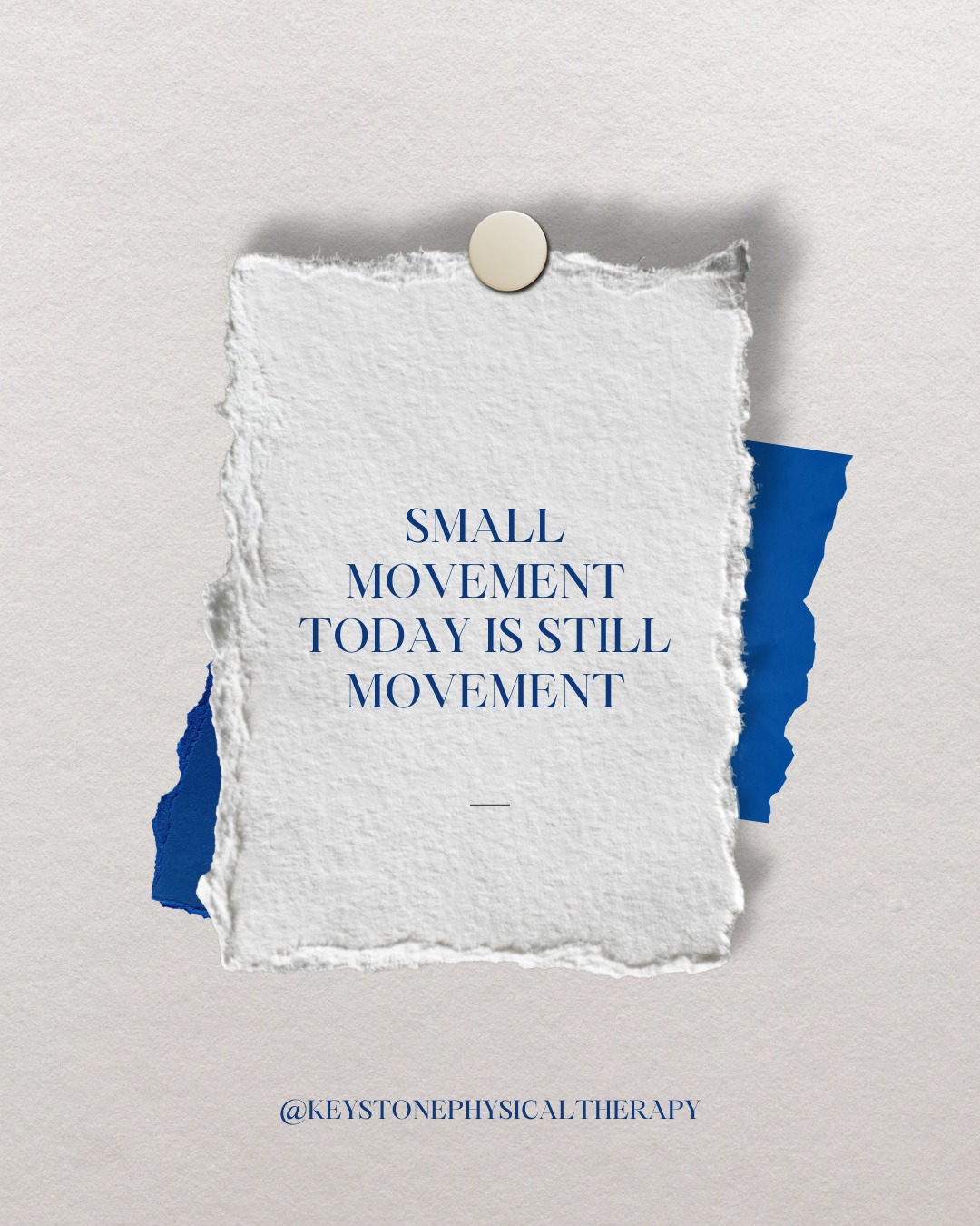 Some days progress looks big, and some days it looks like simply choosing to move a little — and that still counts 💙 A short walk, gentle stretch, standing up more often, or taking a few intentional steps can all support recovery. Small movement today still matters because consistency is what helps build strength over time. At Keystone Physical Therapy, we believe every step forward has value. ✨
#KeystonePhysicalTherapy #SmallMovement #MovementMatters #PhysicalTherapy #PTMotivation #RecoveryJourney #ProgressNotPerfection #MoveMore #WellnessTips #MobilityMatters #DailyMovement #HealthyHabits #PainRelief #Rehabilitation #HealingThroughMovement #PhysicalTherapist #StayActive #TherapySupport #PatientCare #BrookfieldWI #WisconsinWellness #GentleMovement #StrengthInSmallSteps #MoveBetterFeelBetter #InjuryRecovery #ConsistencyMatters #WellnessJourney #PhysicalTherapyClinic #MotivationDaily #MovementIsMedicine