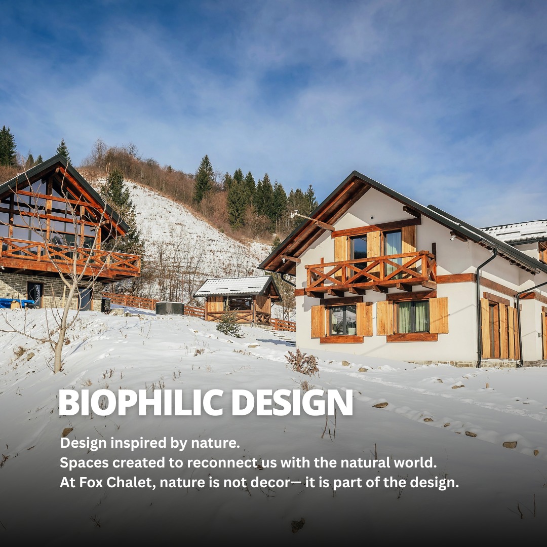 🇷🇴 Designul biofilic este o abordare în arhitectură și design interior care integrează elemente naturale în spațiul construit, aducând natura mai aproape de viața de zi cu zi prin lumină naturală, materiale autentice, peisaj și forme organice.
La Fox Chalet, această idee nu este doar un concept, dar face parte din modul în care locul a fost creat: situat pe Valea Sălătrucului, la poalele Munților Stânișoarei, chaletul se deschide către natură, iar liniștea, aerul curat și priveliștile devin parte din experiență.
Mobilierul interior a fost realizată din lemn recuperat dintr-o șură veche din Stulpicani, oferindu-i o a doua viață și păstrând povestea materialelor naturale. Spațiile conectate cu natura pot reduce stresul, îmbunătăți starea de spirit și susține o odihnă mai profundă, amintindu-ne că uneori cel mai mare lux este, pur și simplu, apropierea de natură.
Dacă vreți să descoperiți acest colț de natură din Bucovina, vă așteptăm cu drag la Fox Chalet.
#FoxChalet | #Bucovina | #ValeaSalatrucului |#roadtofoxchalet #visitromania #visitbucovina #tourromania #MuntiiStanisoarei | #DesignBiofilic | #NatureInspired | #RetreatLaMunte | #RomaniaTravel | #DiscoverBucovina | #NatureStay | #SlowTravel | #SustainableDesign | #MountainRetreat | #VisitRomania | #FoxChaletRomania #biophilicdesign