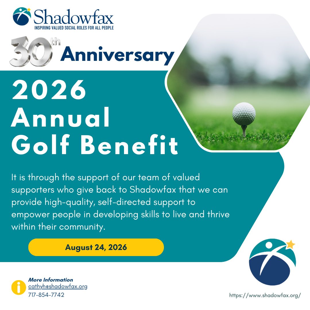 ⛳ A milestone year is coming.
The 30th Annual Shadowfax Golf Benefit returns on August 24, 2026, and we’re preparing something special to celebrate three decades of impact.
This event brings together community leaders, supporters, and partners for a day of golf, connection, and purpose, all in support of the individuals and families served by Shadowfax.
Sponsorship opportunities are now available, and this milestone year is the perfect time to get involved.
Click here for the registration form! https://pdflink.to/bc856c6c/