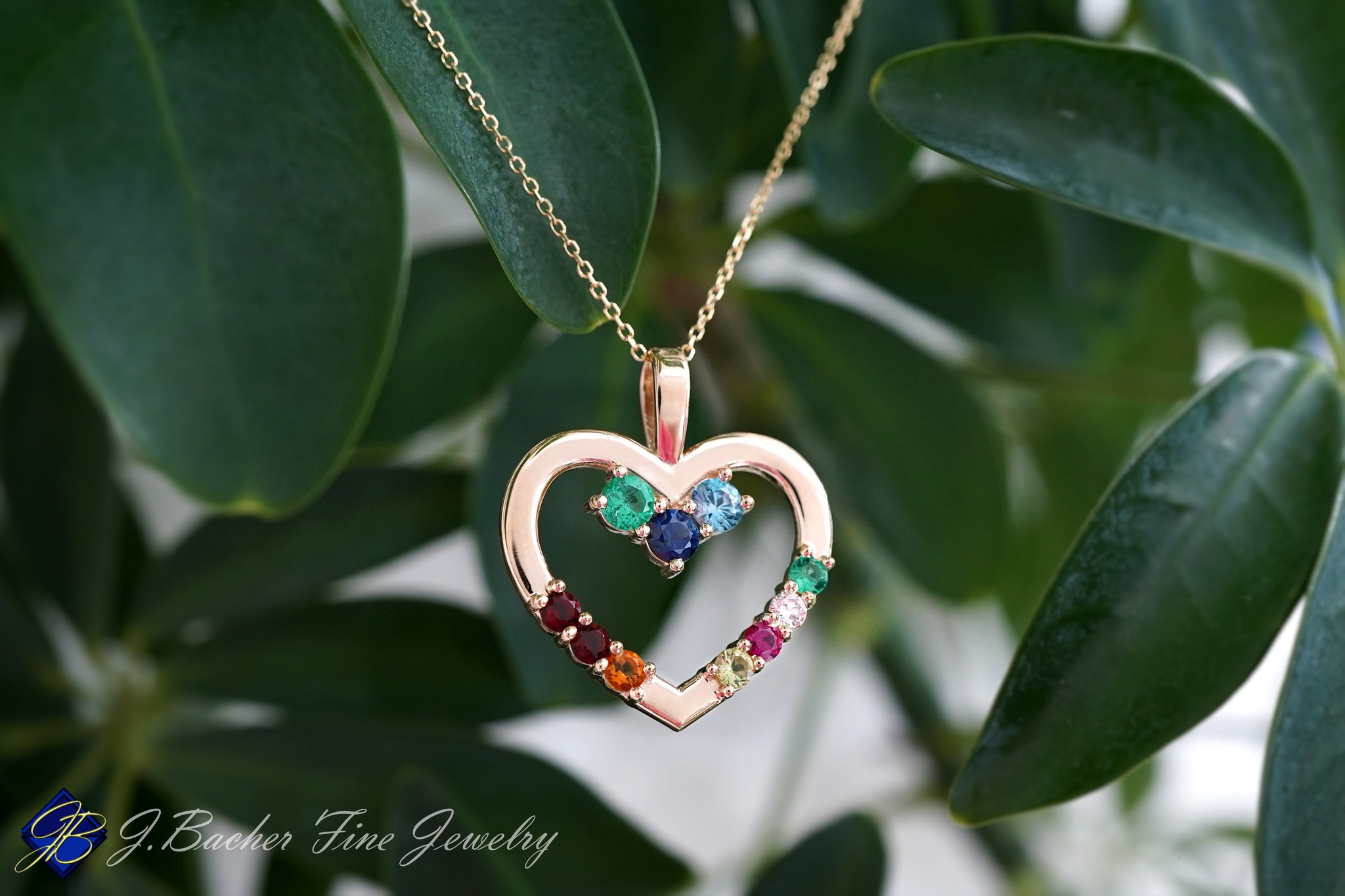 Hereโs a recent custom project we had the joy of creating. A gentleman came to us with the idea of designing a deeply thoughtful and sentimental piece for his wife. He envisioned a heart featuring the birthstones of their children and grandchildren - a beautiful symbol of their family and love. Together, we brought his vision to life. Thank you for entrusting us with this project!โค๏ธ