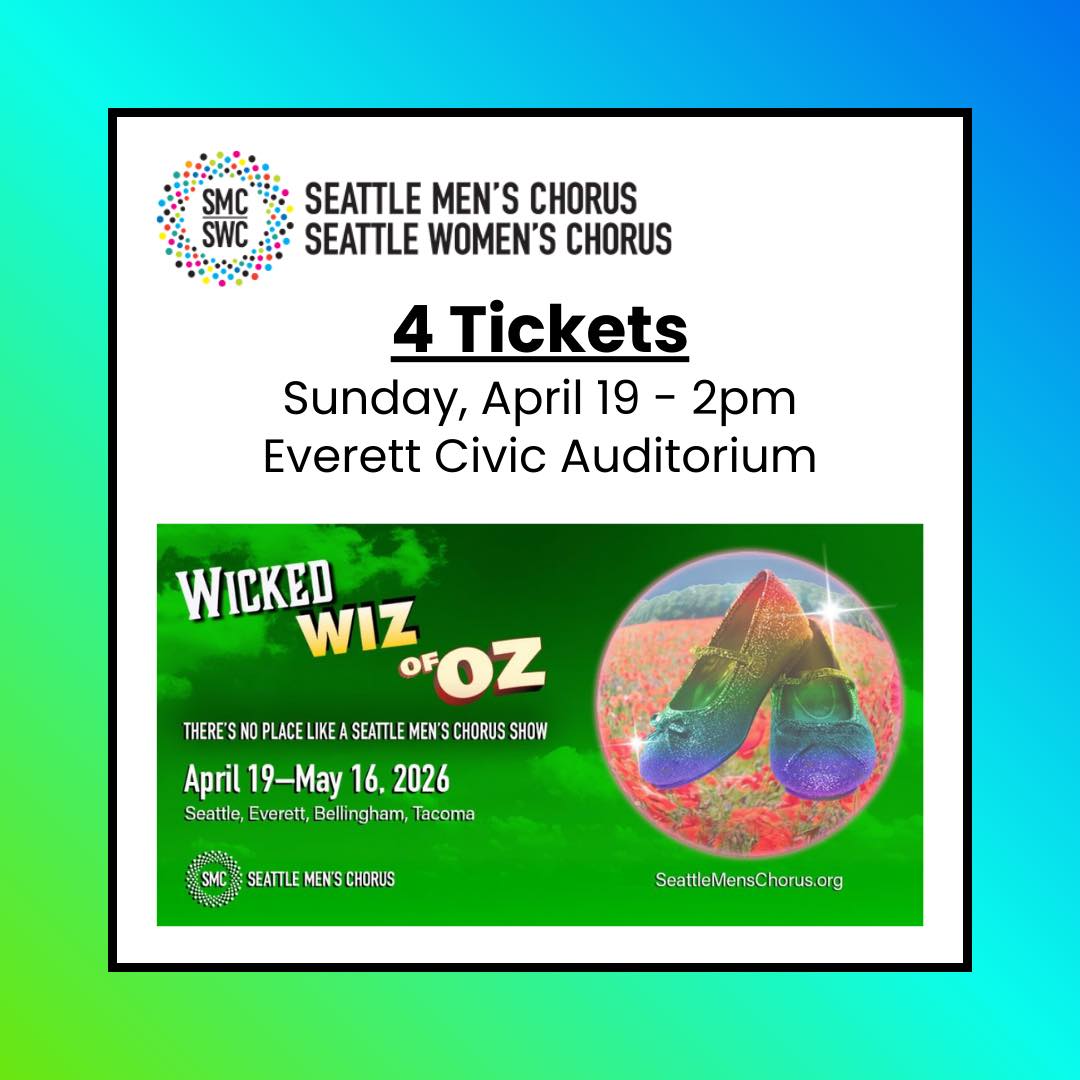 Raffle Item! Thank you for your support.
https://www.seattlechoruses.org/2025/12/01/wicked-wiz-of-oz/