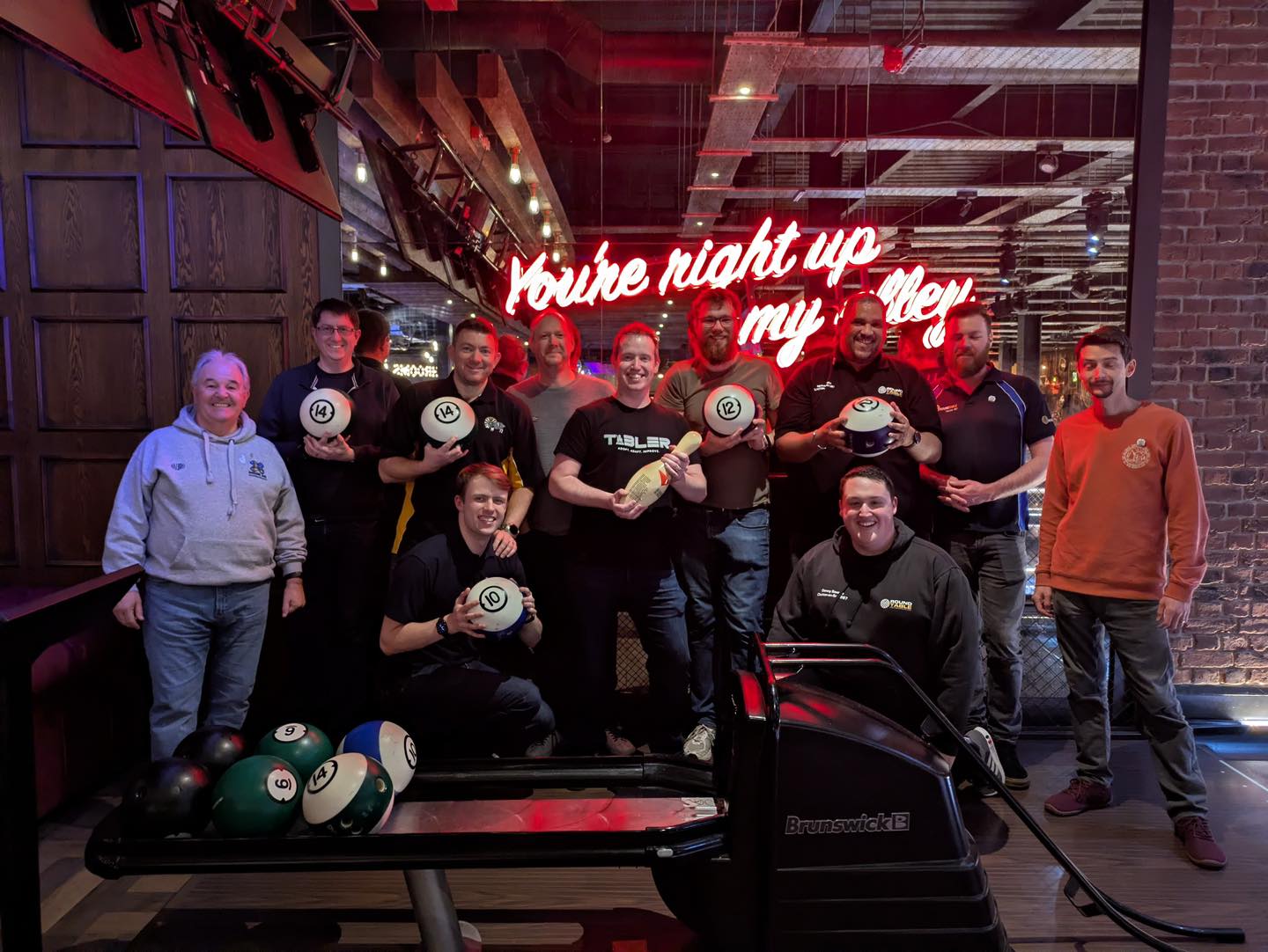 This week a few of our guys headed over to Ace of Lanes in Bishops Stortford to take on other Round Table clubs from across Essex. ๐ณ
You might not know, but there are around 300 Round Table Clubs across Great Britain & Ireland, as well as many clubs around the world. ๐
That means wherever you are there is always a chance to meet up, expand your network, and make a difference! ๐๐ผ
Sadly, Dunmow placed 2nd, but weโll have another go at bringing home the trophy next year! ๐
Fancy getting involved, drop us a line!
#igniteyoursociallife
#domore
Clacton-on-sea Round Table
Chelmsford Round Table
Hoddesdon Round Table
