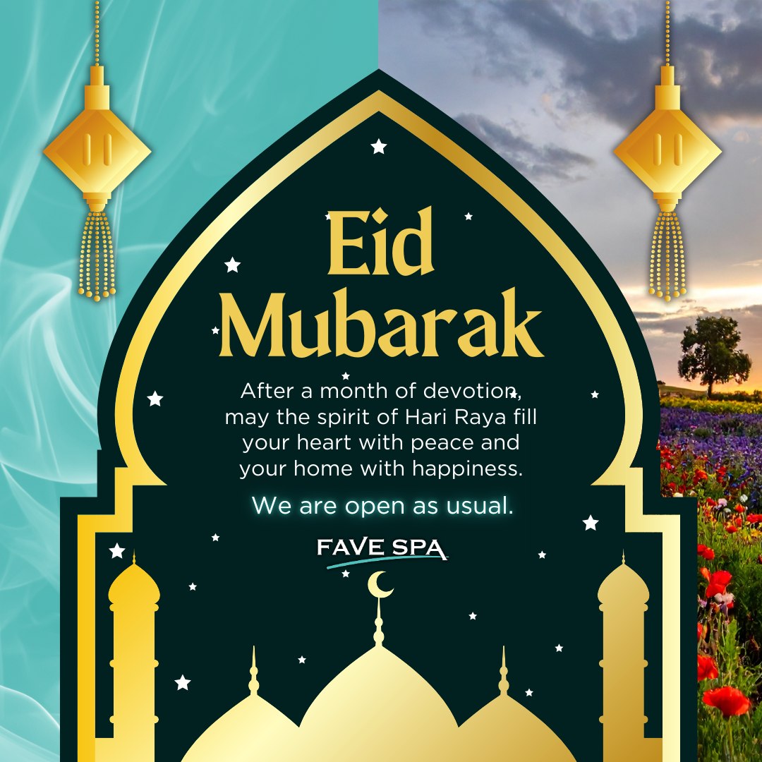 Selamat Hari Raya Aidilfitri! May your festive days be filled with smiles, laughter, and calm, restful moments.
We are open as usual today.
.
Indulge yourself in a rejuvenating session with our
certified and well-loved therapists at an affordable price
starting from $58/hr.
Call 62430441 or message us at https://wa.me/
6587956578 for a session today!
Visit www.favespa.sg for more details!
We are at 56 New Upper Changi Road #01-1330
Singapore 461056 ❤️
.
#favespa #massagetherapy #massage #bedok
#bedokmassage #changi #changimassage #sgpromo
#goodmassage #sgspa #sgmassage #singapore
#singaporegirl #sggirls #singaporecity #massagespa