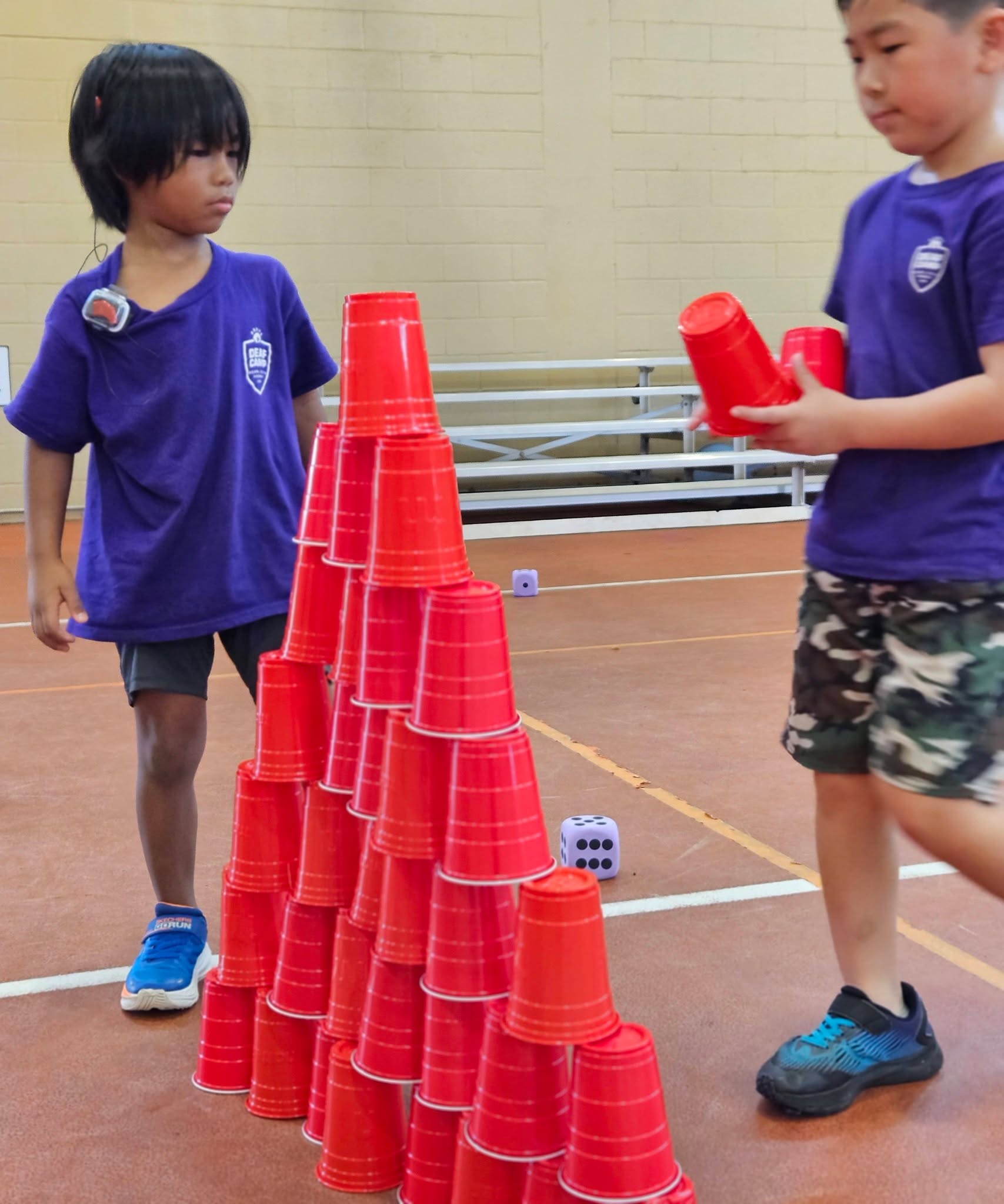 Who knew a bag of cups could be so much fun!? The Deaf Camp Hawai'i