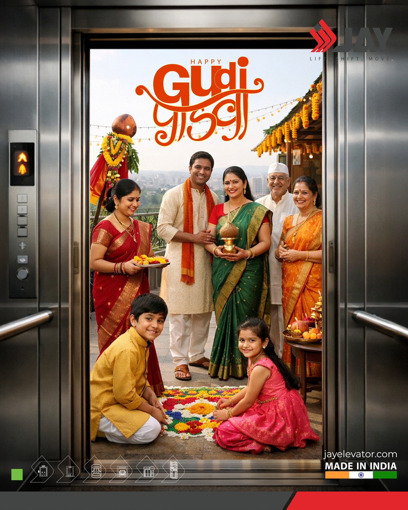 Celebrate new beginnings, prosperity, and progress this Gudi Padwa 🌼
.
Just like every new year brings fresh opportunities, we at Jay Equipment continue to elevate your operations with innovation, reliability, and smart material handling solutions.
.
✨ Wishing you and your family a joyful and prosperous Gudi Padwa ✨
.
#GudiPadwa #FestivalOfNewBeginnings #IndianFestivals #JayEquipment #FestiveVibes #GrowthAndSuccess #MaterialHandling #IndustrialSolutions