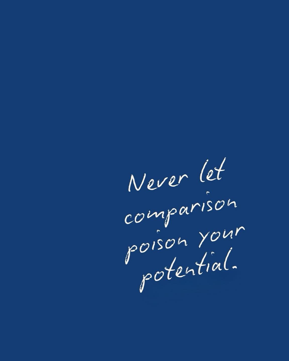 Comparison is a thief of joy, of progress, and of potential.
You don’t need to be perfect. You don’t need to have it all figured out. You just need to start.
Your potential is right here, right now. Grab hold of it with both hands... and go.
#MotivationMonday