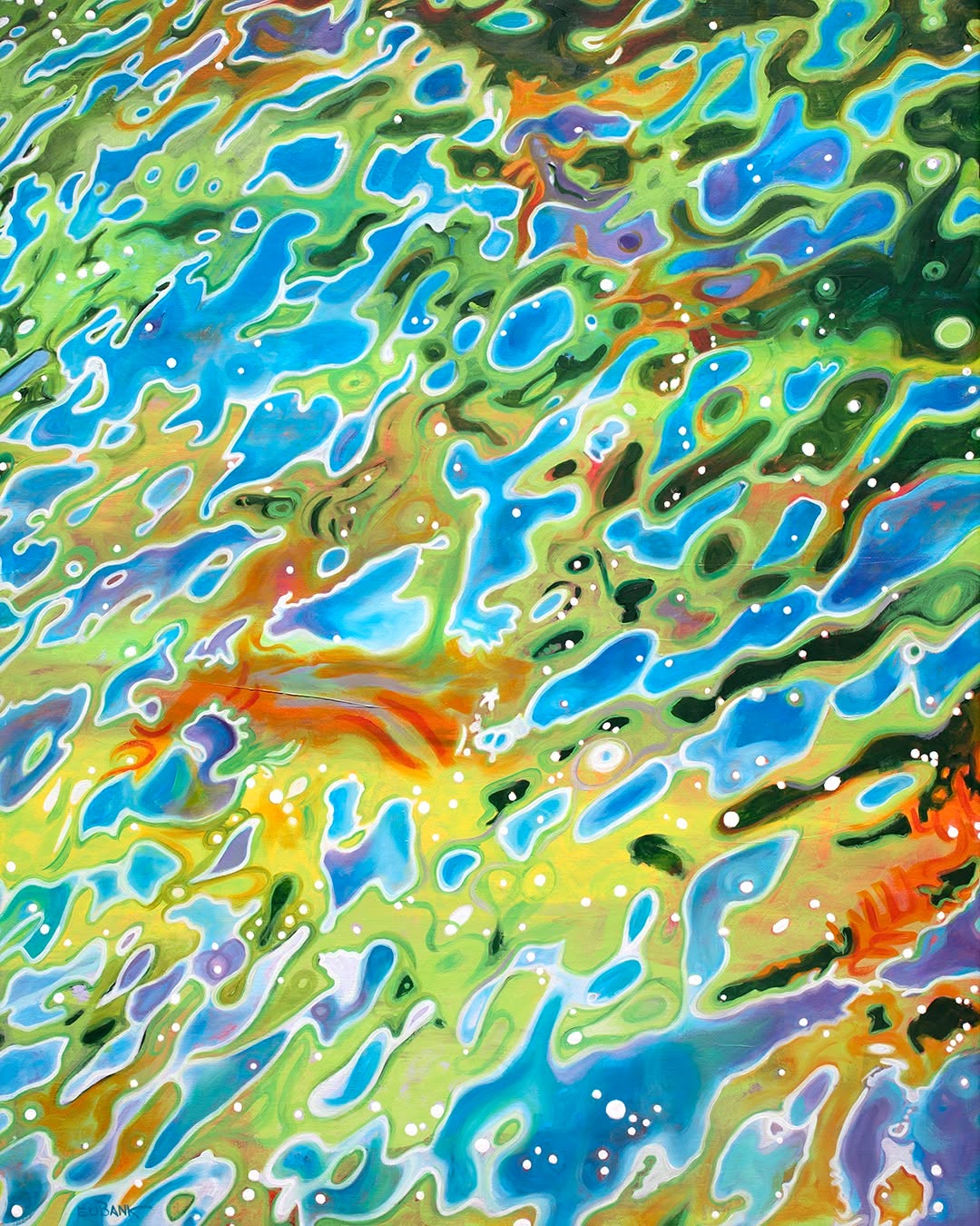 Danielle Eubank
Santa Cruz Island III
Oil and ink on linen
40x30 in
Sold, Cal Poly Pomona Permanent Collection
#water #reflection #paintingofwater #danielleeubank #losangelesartist #oilpainting #abstract #abstractart #ecoart #contemporaryart #fineart #laartscene #waterartist #abstract #contemporarypainting #painting #santacruz #island #NPS #nationalparkservice #seaweed #contaminates #channelislands #pollution #Pacific #Ocean