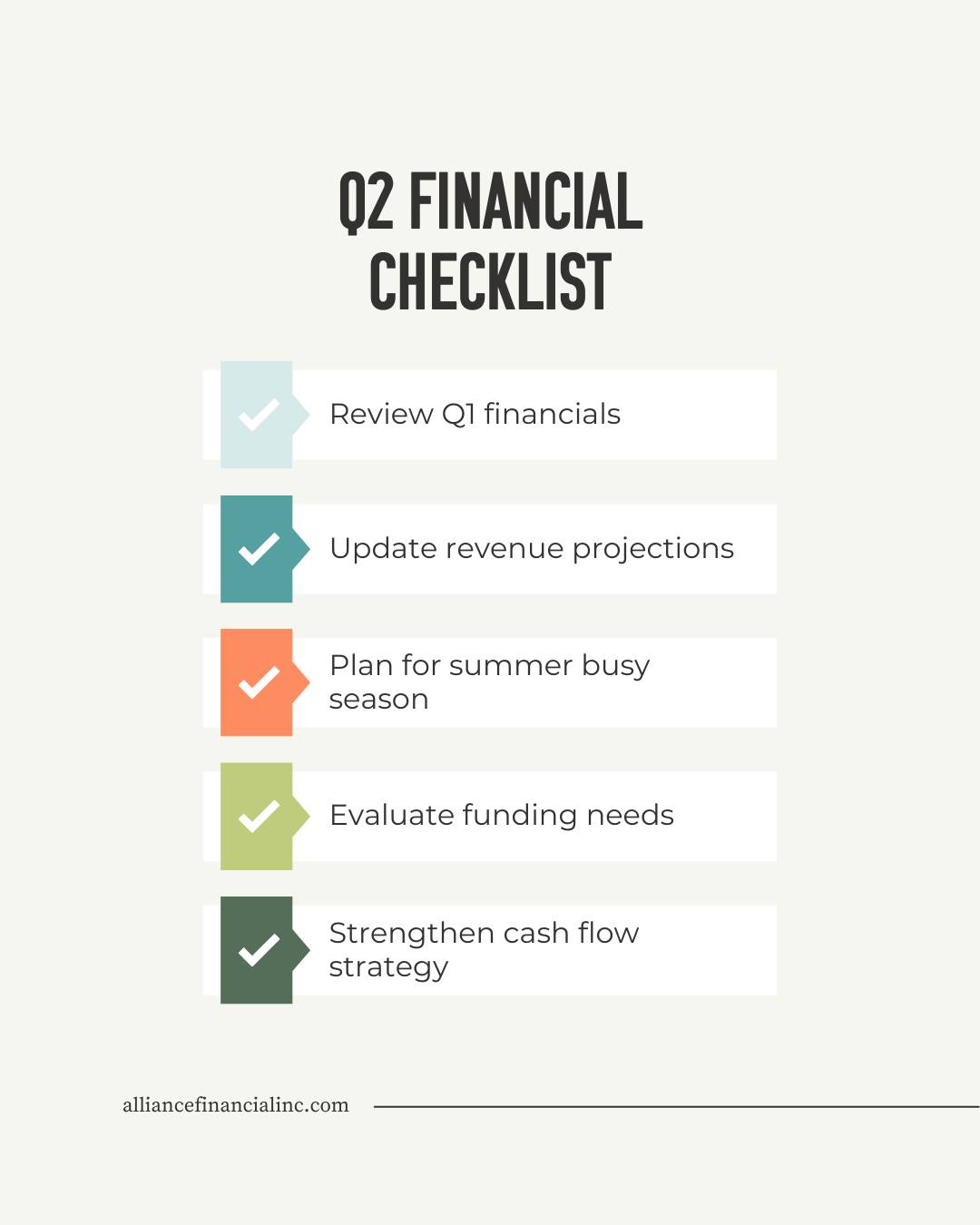 April is a reset point for smart business owners. This is when growth plans are made, hiring decisions happen, and expansion becomes real.
If funding is part of your Q2 strategy, now is the time to secure it, not when you’re in a rush.
Contact us today ➡ alliancefinancialinc.com/contact