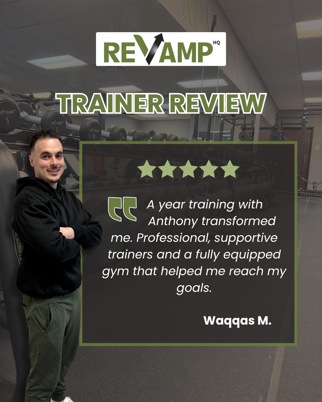 Building a community of people moving toward their best selves. 🤝
Love seeing wins like this from Waqqas. Professionalism, support, and the right environment make all the difference.
See you all at the Grand Opening on April 18th. Let’s get to work.
#RevampHQ #716Community #BuffaloBusiness