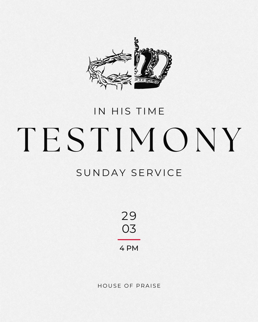 "He has made everything beautiful in its time." — Ecclesiastes 3:11
This coming Sunday is Testimony Sunday, and our hearts are already full of expectation. As we lean into our March theme, In His Time, our brothers and sisters will be sharing soul-stirring stories of waiting, trusting, and finally seeing the "bloom."
We often want the harvest in January, but March reminds us that there is a season for the seed to take root in the dark. Come join us as we hear how, even when the wait is long, God is never late.
What a gift it is to see His timing unfolding in our community! See you there.
「神造萬物,各按其時成為美好。」— 傳道書 3:11
本週日將是我們的見證主日,心中已充滿期待。隨著三月的主題「在祂的時間」,弟兄姊妹們將分享許多扣人心弦的故事——關於等待、關於信靠,以及看見「生命綻放」的時刻。
我們常急著在寒冬索要收成,但三月提醒了我們:種子在黑暗中扎根,也是有季節的。邀請你一同來聆聽,看神如何讓我們明白:雖然等待看似漫長,但祂從不誤事。
何其有幸,能共同見證祂的旨意在我們生命中如期成就!我們週日見。
📍 Event Details | 聚會資訊
⏰ Time | 時間: Sunday at 4PM | 本週日 下午 4:00
📍 Location | 地點: HOP 2F, No. 128, Kangning Road Section 1, Neihu Dist., Taipei
台北市內湖區康寧路一段 128 號 2 樓 (HOP)
🔗 Online Stream | 線上直播: https://www.youtube.com/watch?v=hQnUhq-wbzk
#InHisTime #TestimonySunday #MarchRenewal #FaithInTheWaiting #ChurchFamily #GodsTiming #Neihu #TaipeiChurch #在祂的時間 #見證主日 #三月更新 #台北教會 #內湖 #恩典見證