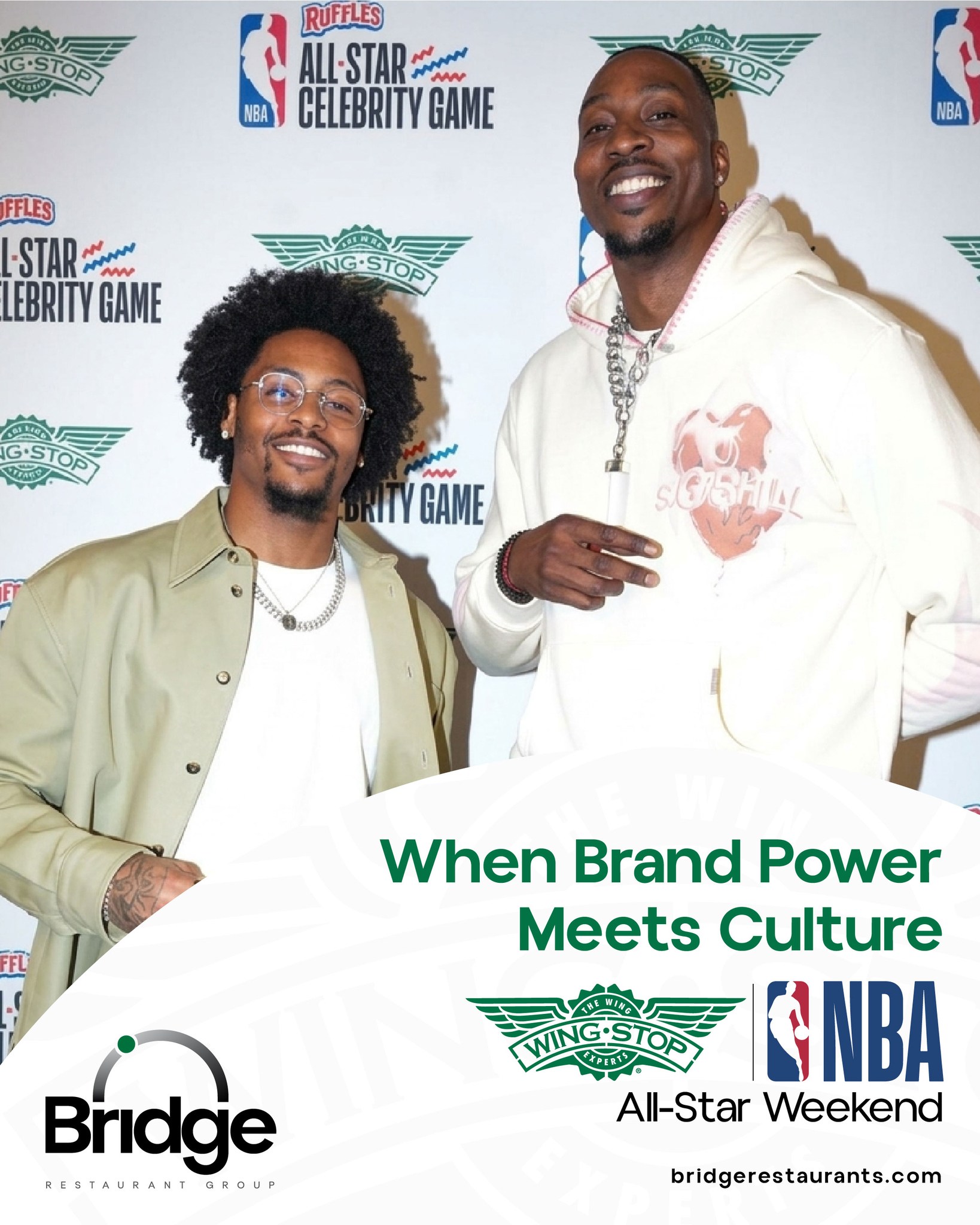 Wingstop showed up in a big way at NBA All-Star Weekend!
From celebrity game appearances to fan activations and exclusive brand experiences, the weekend highlighted how powerful cultural partnerships can amplify a brand’s presence.
For restaurant operators, national moments like this build brand awareness, strengthen guest loyalty, and drive excitement that reaches restaurants across the country.
Because when a brand grows stronger, every restaurant connected to it grows stronger too!
#Wingstop #NBAAllStar #BrandPower #CultureMarketing #RestaurantGrowth #FanExperience #GameChanger