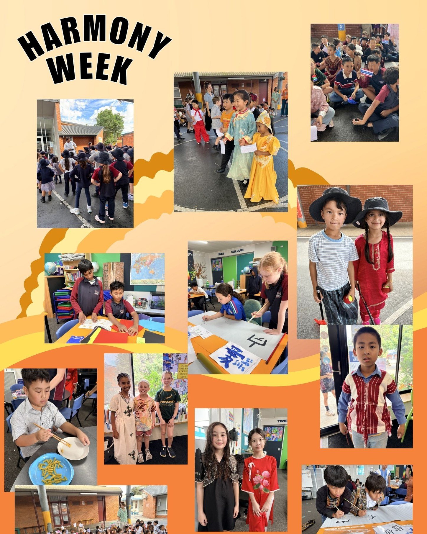 Celebrating Harmony Week at St Peter Apostle PS
**DANCE**
**FASHION**
**FLAG SCAVENGER HUNT**
**KARATE**
**CRAFT**