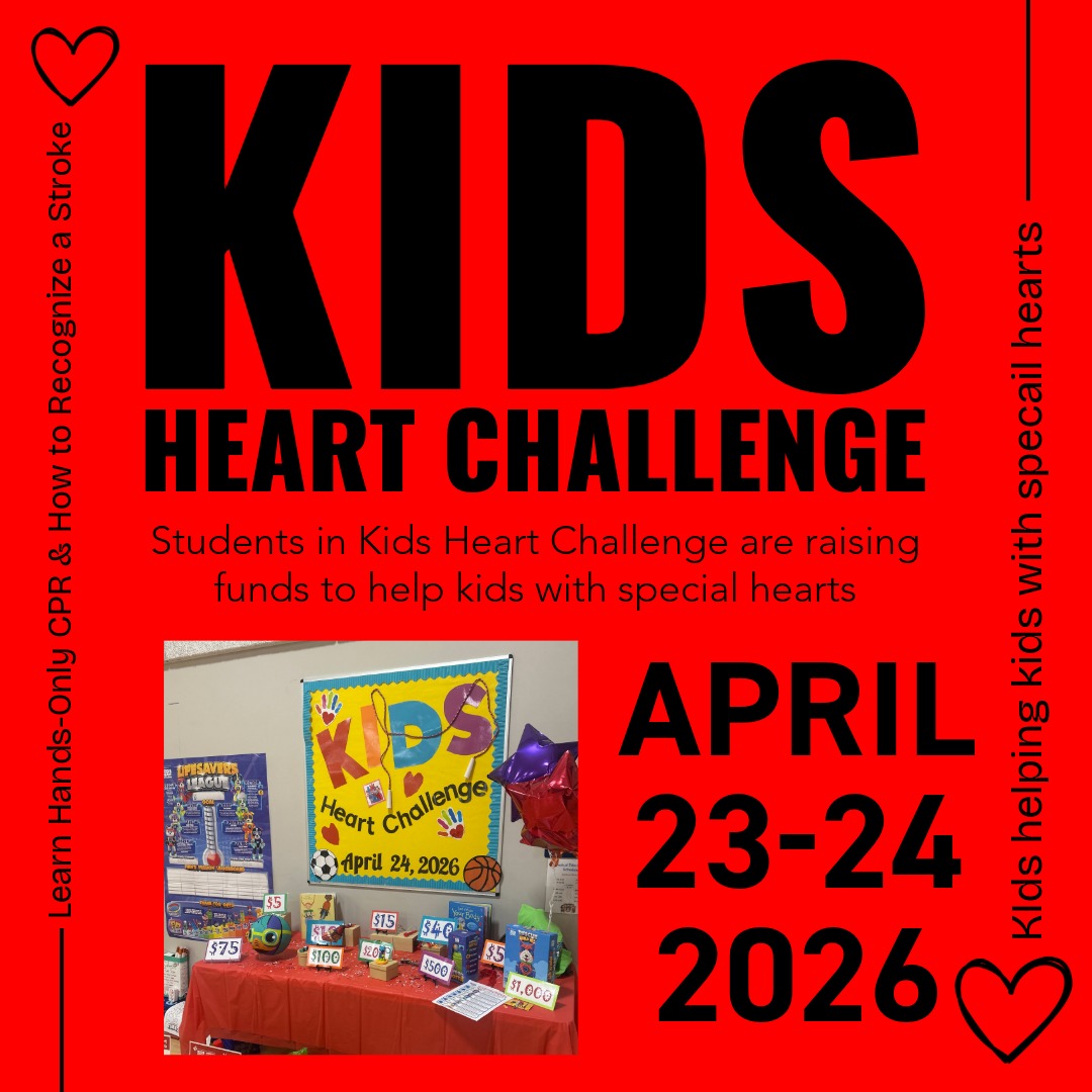 Our Kids Heart Challenge is coming up at AXL Academy, and we are getting excited.
We have a display set up in the gym where students can learn more about the challenge, how to participate, and see some of the fun prizes they can earn along the way. It has been great to see the excitement building as students check it out.
The Kids Heart Challenge will take place April 23 to 24 in the gym. Middle School students will participate on Thursday, and K to 5 students will take part on Friday. A detailed schedule will be shared soon.
This is a wonderful opportunity for our students to stay active, learn about heart health, and support an important cause.
We cannot wait to see our students show their heart. Engage. Empower. Achieve.
#AXLAcademy #KidsHeartChallenge #AXLStrong #HeartHealth #engageempowerachieve
Nuestro Kids Heart Challenge se acerca en AXL Academy, y estamos muy emocionados.
Tenemos una mesa informativa en el gimnasio donde los estudiantes pueden aprender más sobre el desafío, cómo participar y ver algunos de los divertidos premios que pueden ganar en el proceso. Ha sido increíble ver cómo crece la emoción mientras los estudiantes lo visitan.
El Kids Heart Challenge se llevará a cabo del 23 al 24 de abril en el gimnasio. Los estudiantes de Middle School participarán el jueves y los estudiantes de K a 5 participarán el viernes. Pronto compartiremos un horario detallado.
Esta es una maravillosa oportunidad para que nuestros estudiantes se mantengan activos, aprendan sobre la salud del corazón y apoyen una causa importante.
Estamos ansiosos por ver a nuestros estudiantes demostrar todo su corazón. Engage. Empower. Achieve.
#AXLAcademy #KidsHeartChallenge #AXLStrong #SaludDelCorazon #EngageEmpowerAchieve