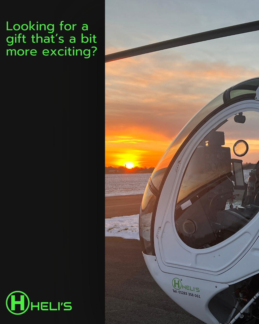 Looking for a gift that’s a bit more exciting?
All H-Heli’s Trial Flight vouchers can be purchased as gifts. After buying, simply download the voucher and add the lucky recipient’s name before giving it to them.
Simple, memorable, and a lot more exciting than another box of chocolates.
Book Now: https://www.hhelis.co.uk/trial-flights
#GiftExperience #HelicopterFlight #HHelis