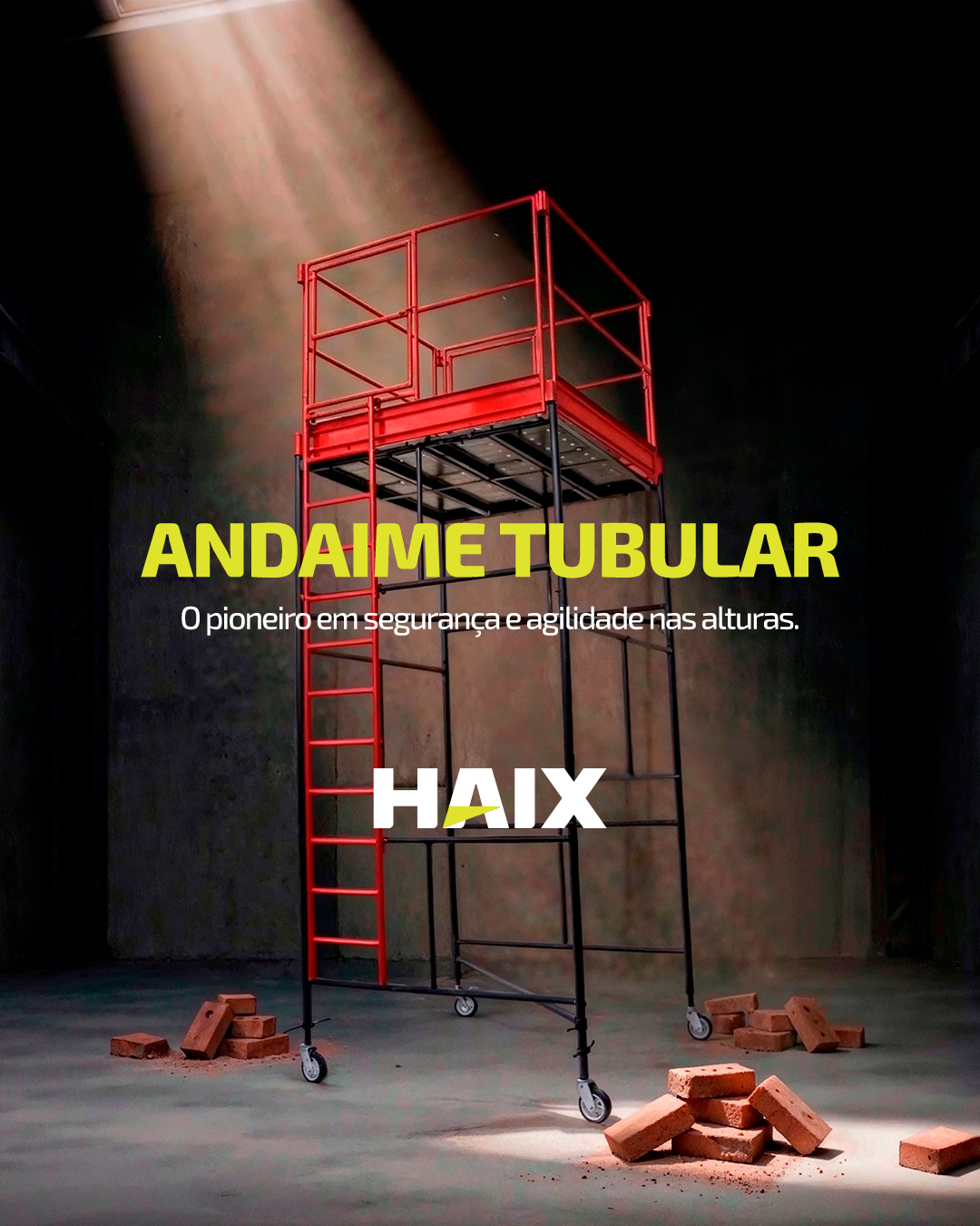 O Andaime Tubular é uma das soluções mais tradicionais e seguras para trabalhos em altura.
Com estrutura resistente e montagem prática, ele garante acesso estável a diferentes alturas e se adapta a projetos de pintura, manutenção industrial, reformas de fachadas e serviços técnicos complexos.
Resolva seus desafios em altura com a HAIX. Acesse o link da bio e fale agora com nossos especialistas!
#HAIX #HAIXRental #AndaimeTubular #TrabalhoEmAltura #LocaçãoDeEquipamento