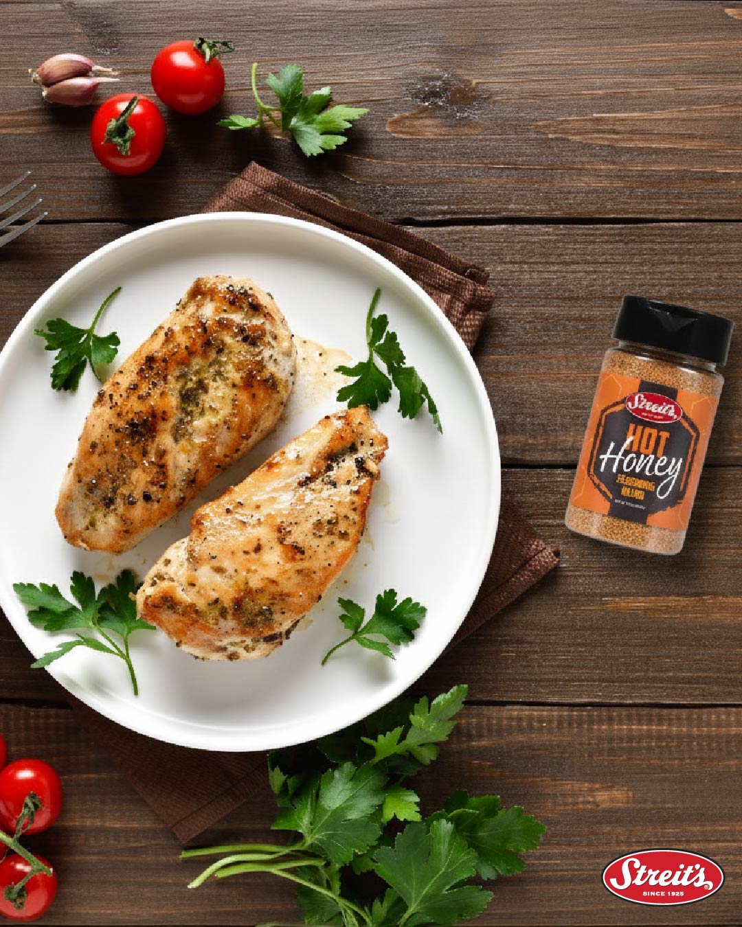 The secret ingredient you’ll want to put on everything. 🤫
Golden, juicy, and packed with flavor thanks to Streit’s Hot Honey Seasoning. It’s the easiest way to impress at the dinner table tonight.
Get the secret weapon: bit.ly/StreitsHotHoneySeasoning