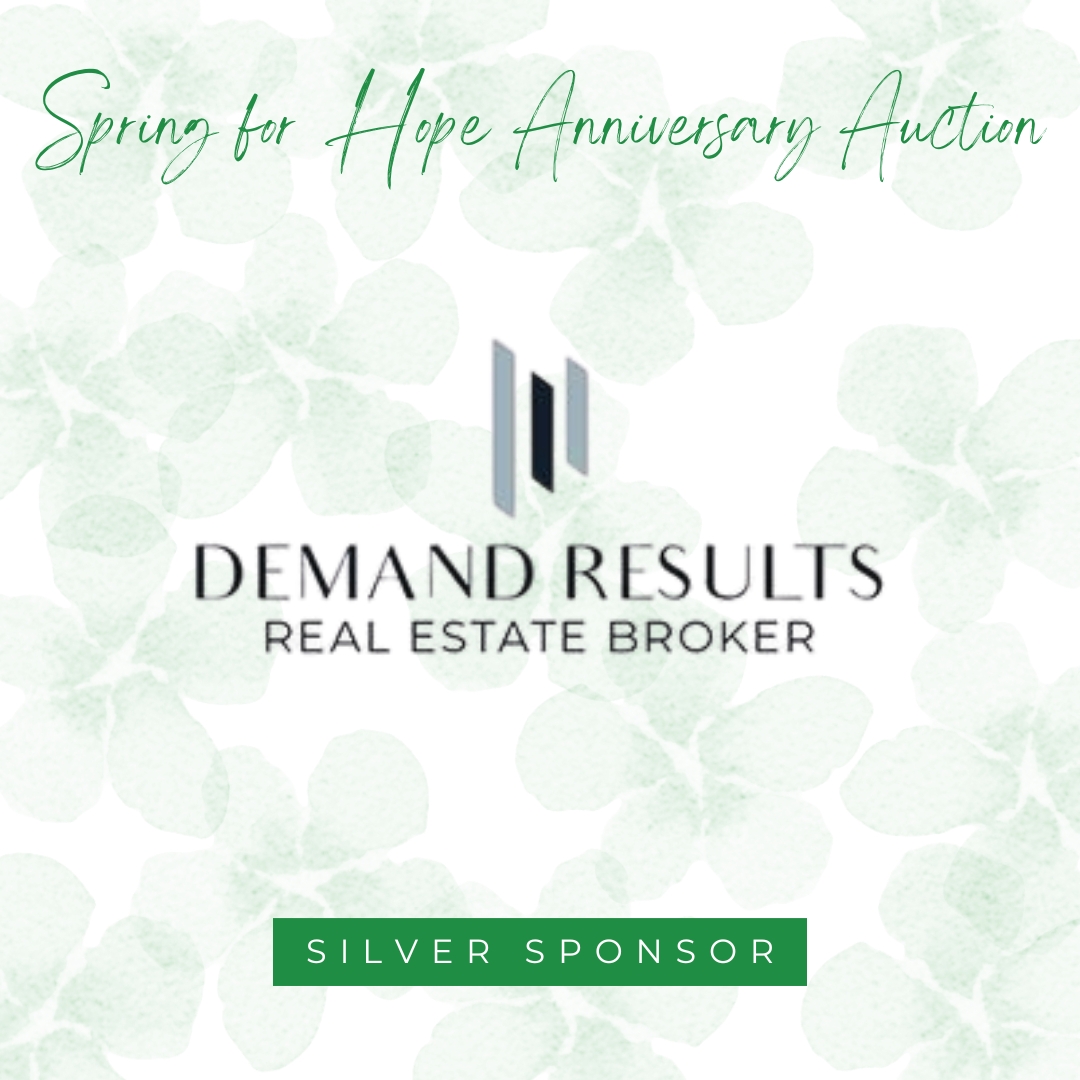 Our 10 year celebration at our Spring for Hope Anniversary Auction will be amazing because of our amazing Silver Sponsor,@demandresultsrealestate! We are incredibly thankful for your support to help further our mission in our community! 💚
Join us on April 24th, from 4:30 p.m. - 7:30 p.m. at the Centennial Ballroom at the Spokane Convention Center!
Click the link in our bio to get your tickets today!