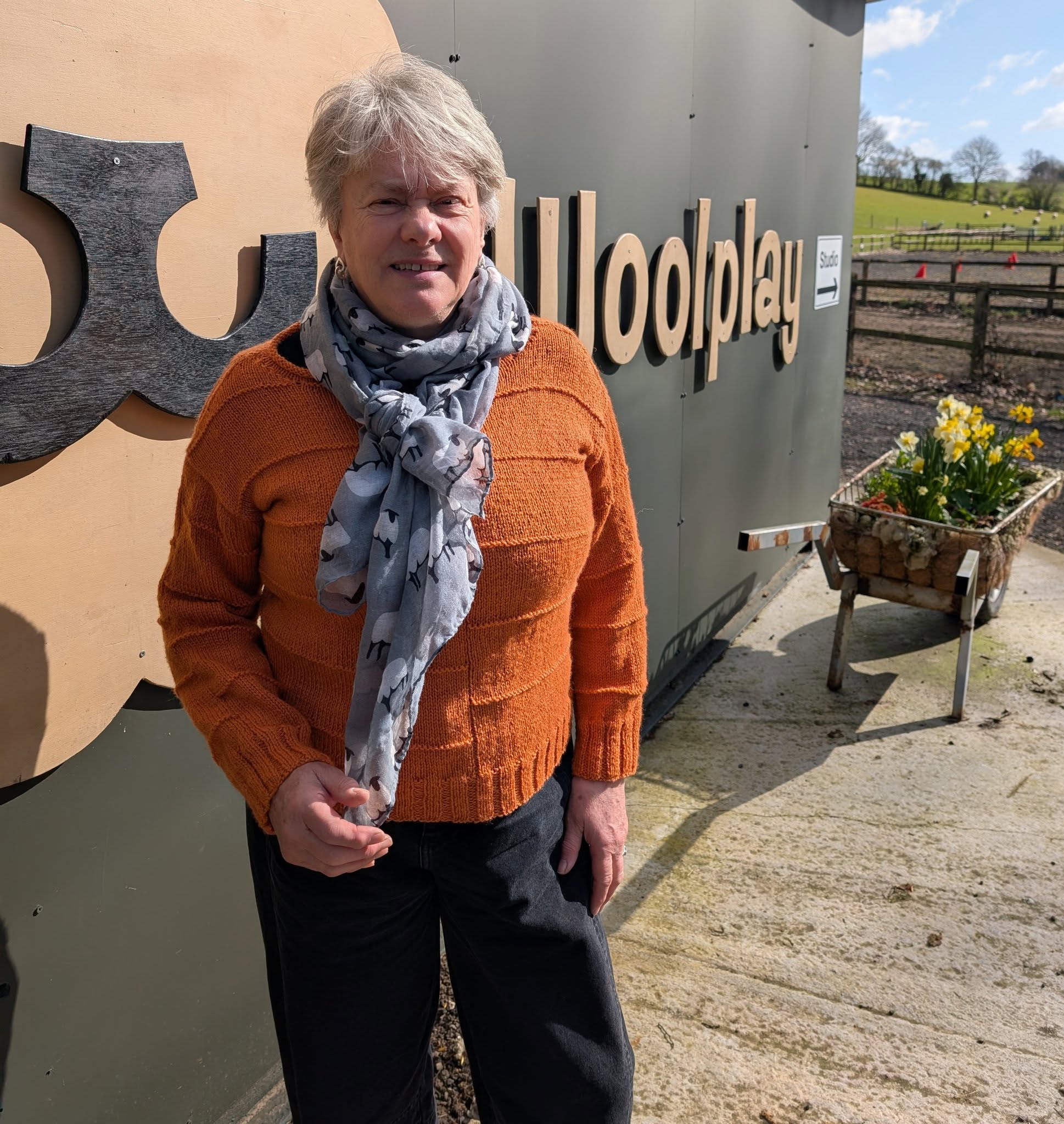 I'm delighted with my new jumper! I knitted it in Ironstone from Cambrian wool, which is spun from Welsh Mules using a pattern from the Wonder of Wool book. Both are available on the website. The Cambrian wools comes in a delicious range of shades and there nine other patterns in the Wonder of Wool book some of which are definitely on my to do list.
#knitting #shoplocaluk #britishwool #yarn #knitting_inspiration #knittingaddict