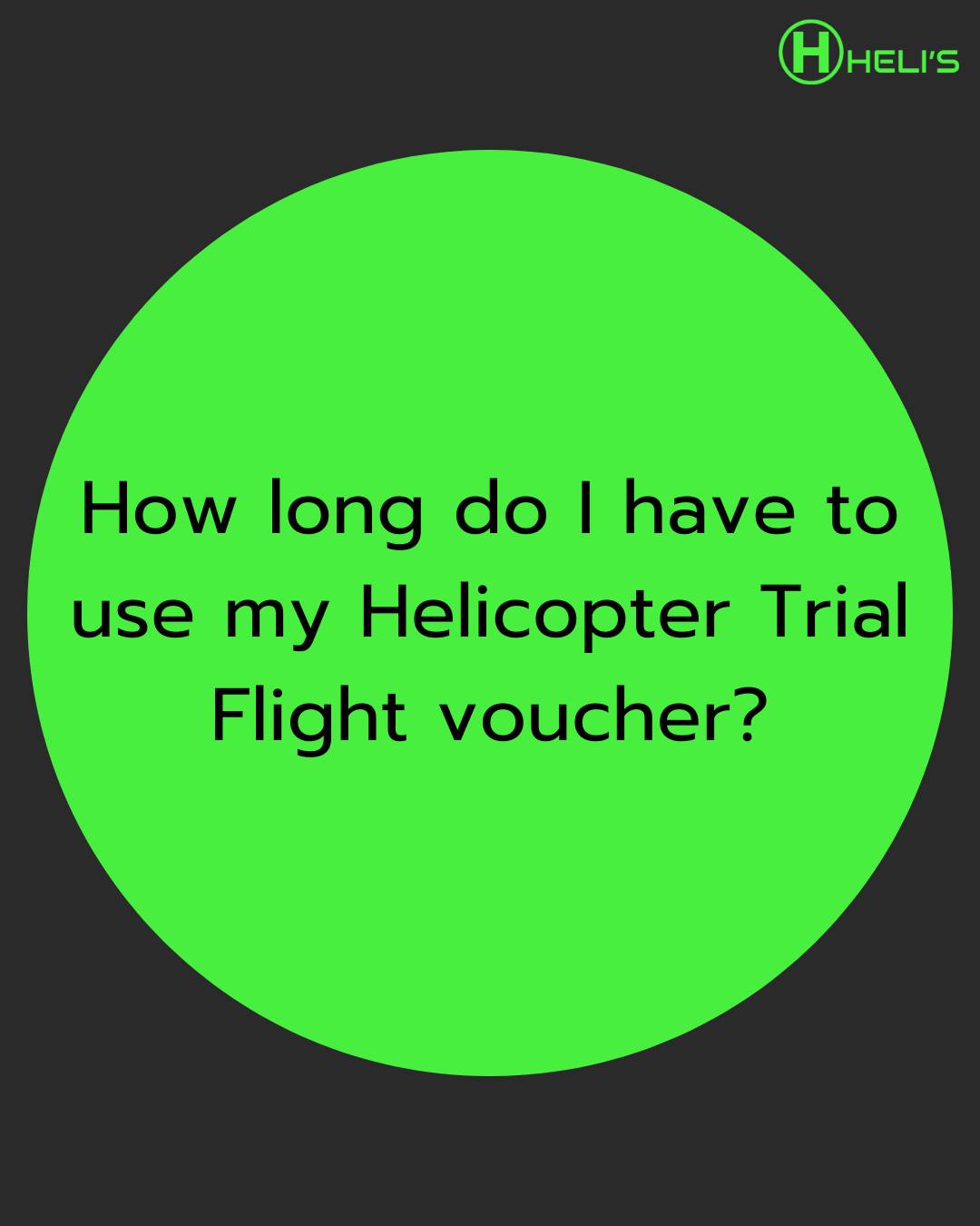 Got a Helicopter Trial Flight voucher and wondering how long you’ve got to use it?
All trial flight vouchers are valid for 6 months from the date of purchase. If life gets busy (it happens), extensions can be arranged for a small administration fee.
Plenty of time to pick a good day and take to the skies.
#HelicopterVoucher #FlyingExperience #HHelis