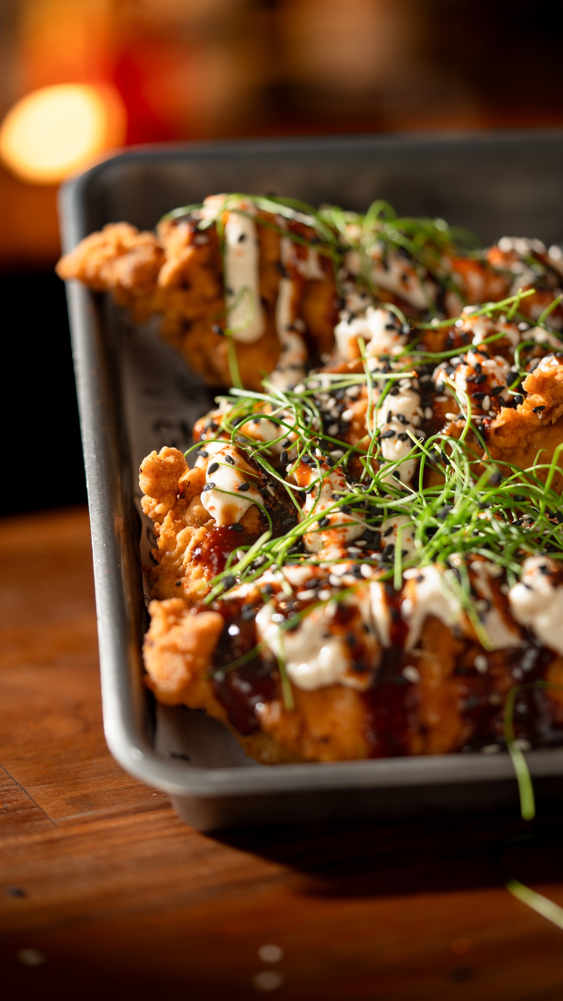 Tender game strong!!
Our signature plum sauce, yuzu mayo and fresh chives is a party in your mouth
@madd_creatives 📸