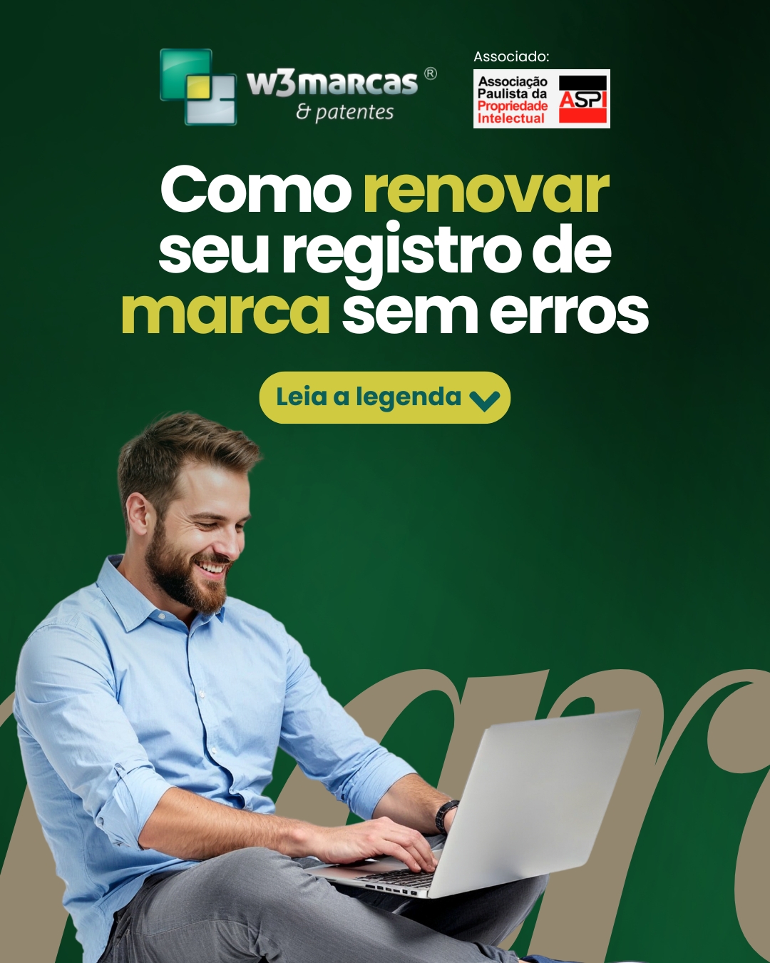 ♻️ Como renovar seu registro de marca sem erros
O registro de marca no Instituto Nacional da Propriedade Industrial tem validade de 10 anos a partir da concessão. E aqui vai o ponto que muita gente negligencia: perder o prazo de renovação significa perder o direito sobre a marca,simples assim.
Confira o passo a passo para renovar corretamente:
1️⃣ Fique atento ao prazo: a renovação deve ser feita nos últimos 12 meses de vigência
2️⃣ Separe a documentação necessária e revise (erro aqui trava o processo)
3️⃣ Acesse o sistema do INPI e protocole o pedido com pagamento da GRU
4️⃣ Perdeu o prazo? Ainda há 6 meses de tolerância, mas com multa
5️⃣ Evite o amadorismo: acompanhamento técnico reduz risco de arquivamento
📌 O erro mais comum não é “esquecer” é subestimar o processo e isso custa caro.
Na W3Marcas, a renovação é tratada como estratégia de proteção patrimonial, com controle de prazos e acompanhamento completo para você não correr riscos desnecessários.
Sua marca está próxima de vencer ou você nem sabe o status atual?
💼 Mais de 20 anos de experiência em registros de marcas e patentes no Brasil e no exterior.
🌐 www.w3marcasepatentes.com.br
📱 (85) 99105-4470
📧 registrecom@w3marcasepatentes.com.br
| vendas@w3marcasepatentes.com.br
#RenovaçãoDeMarca #RegistroDeMarca #MarcaRegistrada #INPI #DireitoEmpresarial #ProtejaSuaMarca #Empreendedorismo