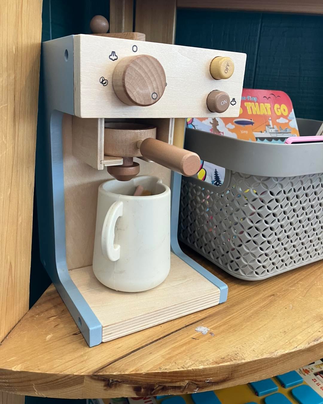 The kids corner recently got a bit of a makeover! We love seeing kids in the coffee shop enjoying the toys and books and we want to make sure we add some fun new things occasionally. Anything else you would like to see in the kids corner?