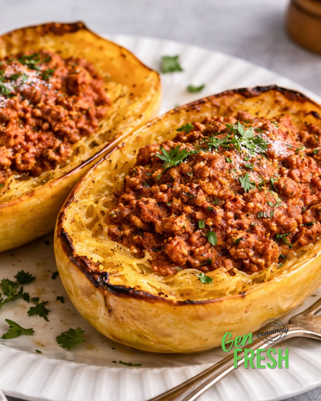🍂 Autumn on a Plate: Spaghetti Squash Bolognese 🍂
Swap your usual pasta for a seasonal twist! This Spaghetti Squash Bolognese is packed with rich, slow-cooked flavours and naturally delicate, golden squash strands grown right here in the Southern Forests.
Perfect for cosy nights, it’s hearty, wholesome, and celebrates the freshness of the region’s produce. Top it with a sprinkle of your favourite cheese or herbs for a simple, satisfying meal that’s pure autumn inspiration.
✨ Try it tonight and taste the season in every bite!
#GenFresh #GenFreshOnAPlate #GenuinelySouthernForests #SouthernForests