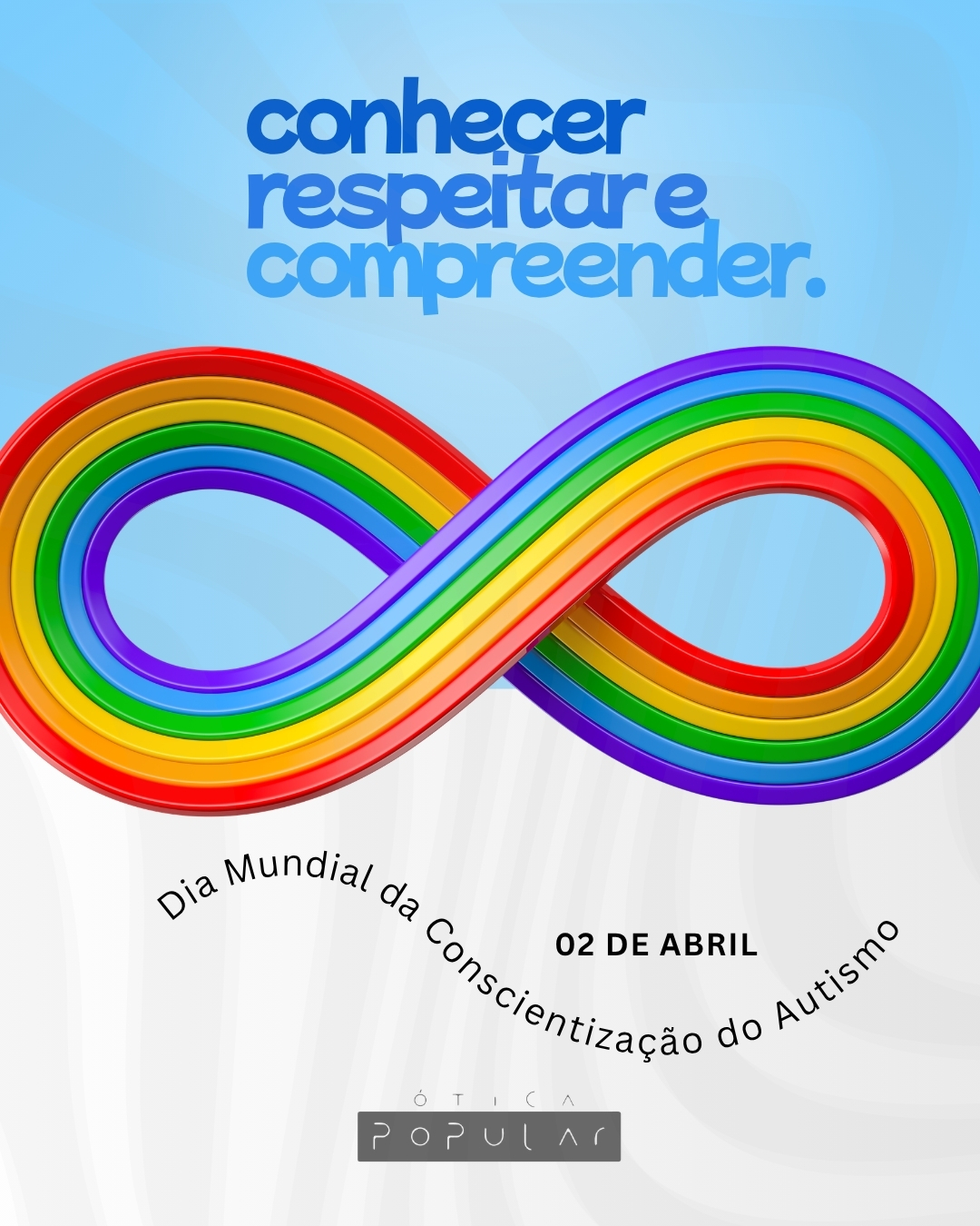 Neste 2 de abril, que a nossa meta vá além da conscientização, que possamos construir um mundo de aceitação genuína e inclusão para todos!