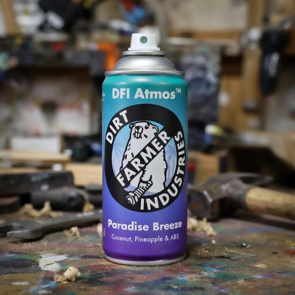 Introducing DFI Atmos™
The best way to make your workshop smell like a sudden shift from white collar to blue collar—
between running out of ideas and leaning into the vibes of the unknown—
set adrift to the smooth grooves of the late-70s and early-80s.
Our first edition scents:
“Paradise Breeze” — tropical workshop spray
Coconut. Pineapple. ABS.
“After Hours” — workshop blend
Sandalwood. Musk. Laser-burnt PU leather.
Limited batch. Locally canned.