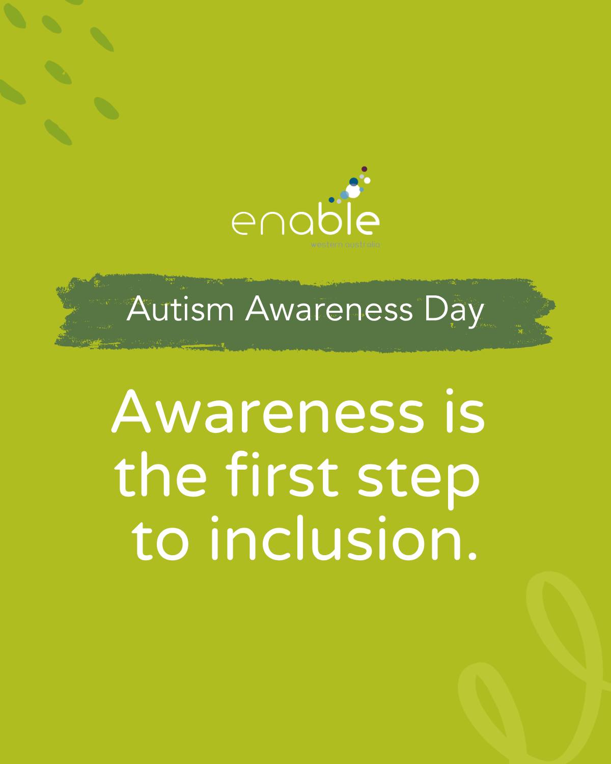April 2 — World Autism Awareness Day
We recognise that the word “awareness” can mean different things to different people.
But it can also be a starting point for understanding, and understanding helps create inclusion.
We learn more when we take the time to listen and reflect. This helps people feel seen, respected, and supported. At Enable WA, we support all neurodiverse individuals. Everyone is welcome exactly as they are.
Today is a reminder to keep learning. Keep listening. Keep showing up for one another, and to accept one another for the unique ways we all experience the world.
We're very excited to be seeing more and more inclusive activities, events, shopping hours, gaming sessions and social celebrations happening throughout WA. If you're looking for a neuroinclusive activity near you, get in touch! Or take a look at your local Shire or City's websites - lots of them list upcoming events.
#Autism #autismawareness #AutisticCommunity #EnableWA #EveryonesWelcome #neurodiversity