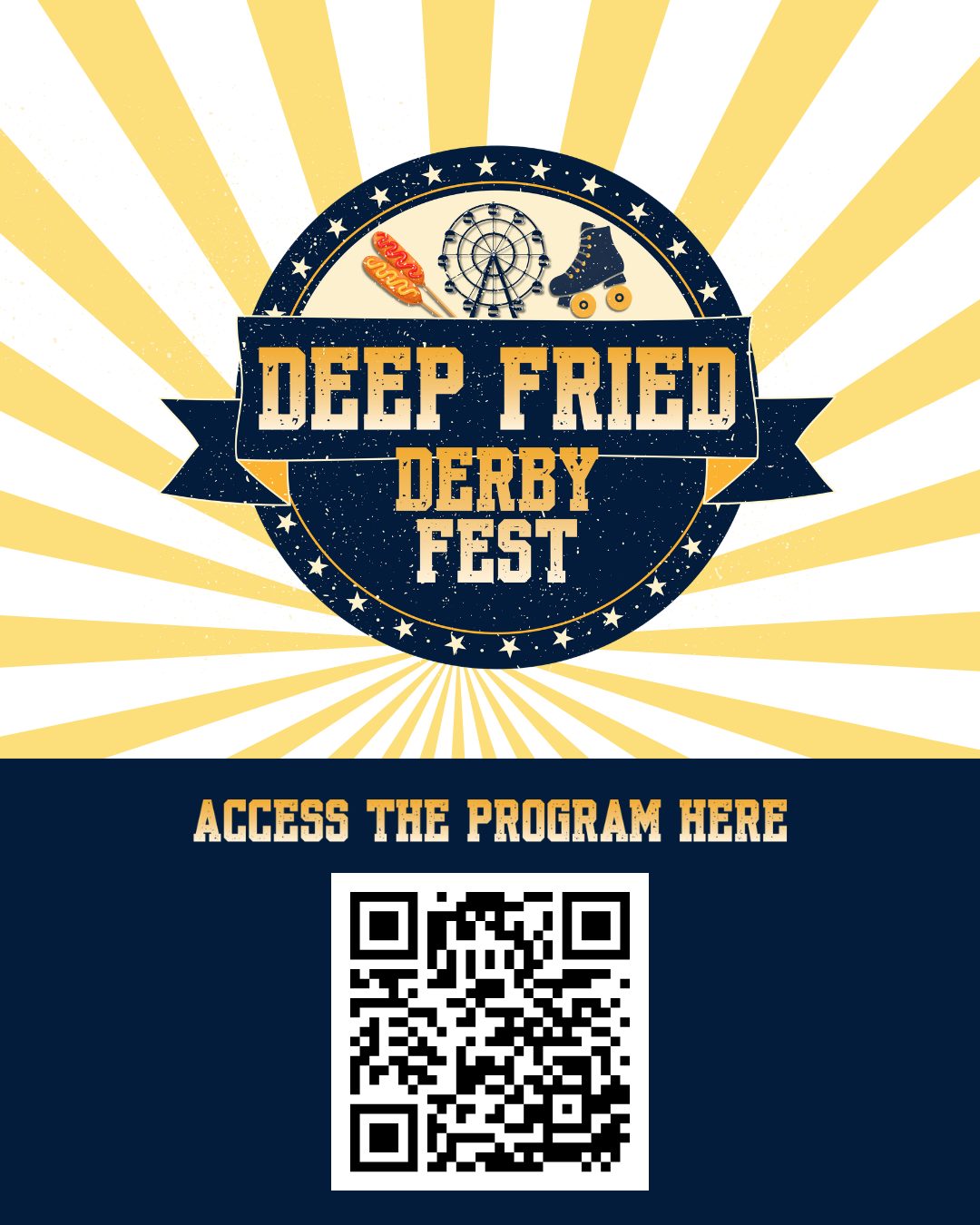 Today's the day!!! Put your aprons on, and start up the fryer, Deep Fried Derby Fest game 1 starts Today! at 12PM EST. Help us cheer on all the teams playing today!