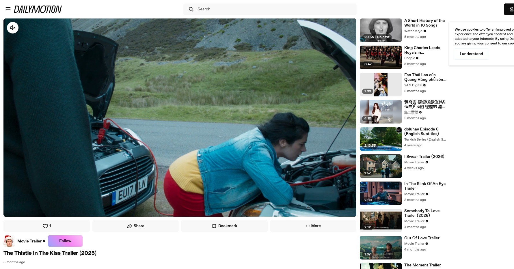 We keep finding our trailer in new places. Here it is on Dailymotion
https://www.dailymotion.com/video/x9tigz6
Getting Dumped on Christmas Day was just the beginning.
THE THISTLE IN THE KISS is now available to rent or own on
cable, satellite, and digital platforms including @appletv and
@primevideo
The new feature from @feltlikerunningproductions!
Declan has had no luck with the holidays: his girlfriend Stephanie broke up with him on the way to Christmas dinner. He's managed to keep it secret until New Year's Day, when his car breaks down and his sister Rachel shows up to help him fix it.
Crumbling under her relentless curiosity, Declan is now on a crash course to confront the poor decisions of his life.
THE THISTLE IN THE KISS is available to rent or own in North American territory on digital HD internet, cable, DVD, and satellite platforms, starting on November 25, 2025, distributed by @freestyledigitalmedia.
The movie is led by Leonora Cooke as Stephanie, Sarah Coyne as Rachel, and Craig Andrew Robertson as Declan.
The movie is directed by Robertson, who co-wrote the screenplay with C.J. Lazaretti and Leonora Cooke. It is executive-produced by Alison M. Reid, D.M. Simons, and Kyle Wong, with Reece Steel serving as its producer. The creative team consists of cinematographer Calum Menzies, editor C.J. Lazaretti, and composer Aidan Smith.
“Christmas in Scotland is all about the three Bs: booze, binge-eating, and bickering with your family,” Robertson said in a statement. “If you do it right, you wake up on New Year’s Day with a replenished, stronger appreciation for your loved ones. And if not…you’ve still had a bloody fun time, aye? That’s what we’re going for with The Thistle in the Kiss. Happy Holidays, and Sláinte Mhath!”
Watch THE THISTLE IN THE KISS today: https://tinyurl.com/38zk887y
#Ford #holiday #Stephanie #rachel #declan #freestyle
#feltlikerunning #scotland #comingsoon #sisterbrotherlove
#thistle #November25 #Thanksgiving #scottish #films #streaming