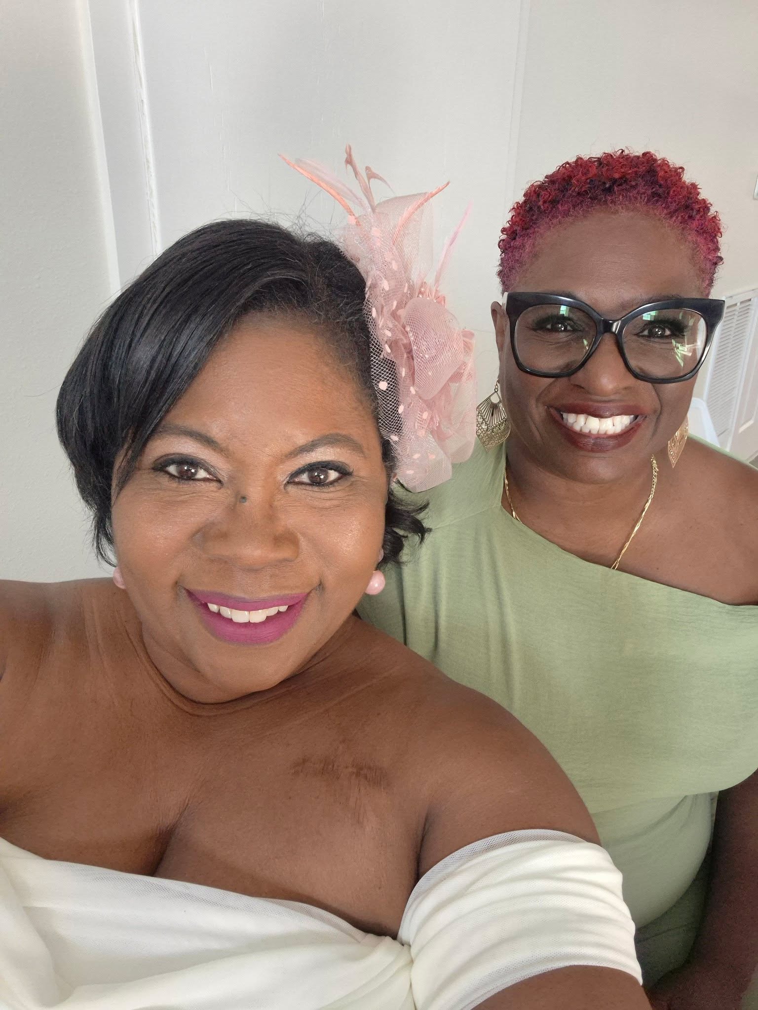 Getting ready to perform at this wedding reception.