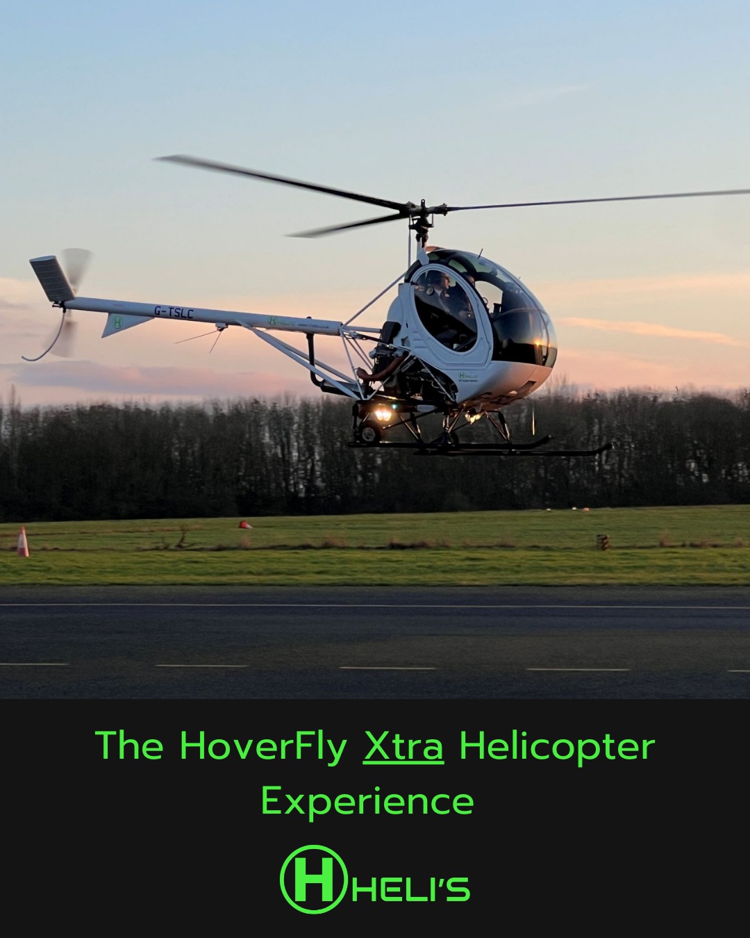Want even more time in the air? The HoverFly Xtra Helicopter Experience takes things up a notch.
Enjoy a full 60-minute flight in a Schweizer S300CBi around the local area, with the chance to try hovering when you return to the airfield. More flying, more fun.
What’s included:
• Gift voucher & commemorative certificate
• Pre-flight ground briefing
• 60 minutes flying time
If you’re going to do it… you might as well do it properly.
Book Now: https://www.hhelis.co.uk/product-page/hoverfly-xtra
#HoverFlyXtra #HelicopterExperience #HHelis