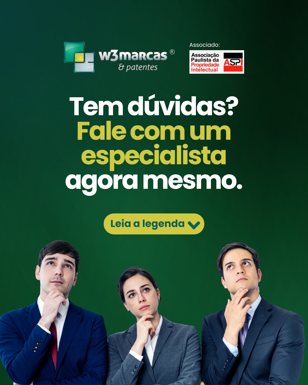 Tem dúvidas sobre registro de marca?
Então você precisa resolver isso antes que vire problema no INPI.
Não deixe sua marca desprotegida por falta de informação.
Registrar é o que garante exclusividade e evita prejuízos futuros.
💼 Com a W3 Marcas & Patentes, você conta com mais de 20 anos de experiência em registros no Brasil e no exterior:
✅ Resposta clara para todas as suas dúvidas
✅ Transparência sobre prazos e custos
✅ Análise de viabilidade antes do pedido
✅ Orientação segura e estratégica
❗ O risco de não agir: alguém registrar antes de você.
🚀 Fale direto com um especialista e resolva isso agora.
🌐 www.w3marcasepatentes.com.br
📲 Atendimento imediato:
📱 (85) 99105-4470
📧 registrecom@w3marcasepatentes.com.br
📧 vendas@w3marcasepatentes.com.br
#RegistroDeMarca #MarcaRegistrada #INPI #W3Marcas #PropriedadeIntelectual #ProtejaSuaMarca #DireitoEmpresarial #Empreendedorismo #EmpreendedorismoSeguro #MarcaForte #SegurançaJurídica #Negócios #Branding