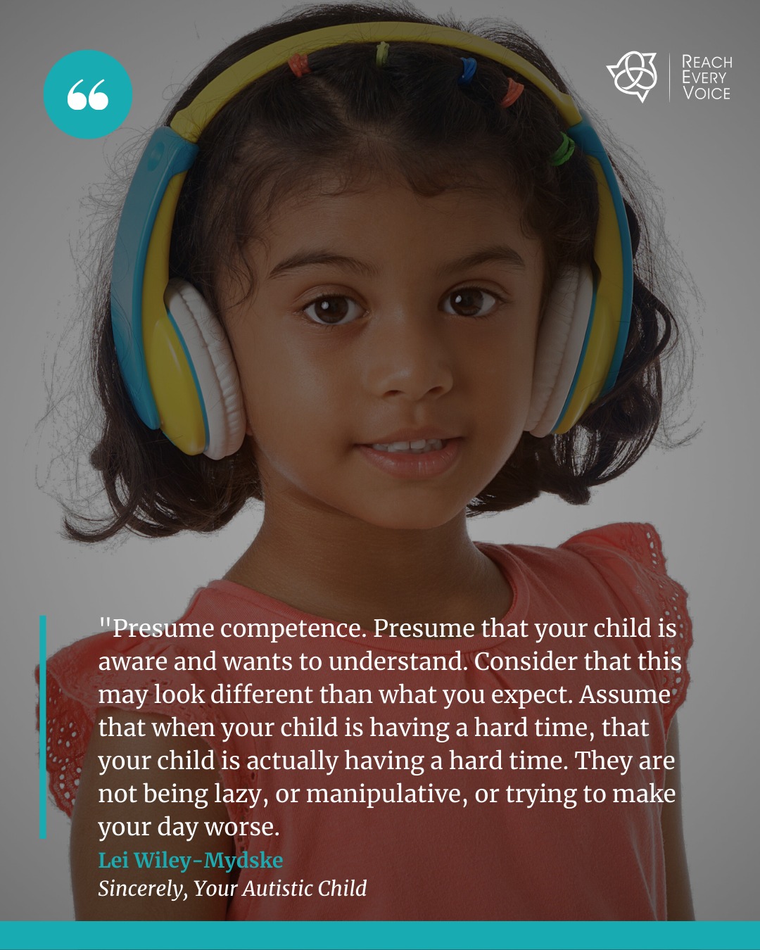We're moving out of April with a quote NOT from one of our students. As we move into May, we're going to continue amplifying our students' voices (because that's just what we do...) and we're also going to be sharing some must-read resources.
Today, we start with Sincerely, Your Autistic Child
What a difference it makes in our mindset and our teaching when we presume competence in our students and embrace the understanding that what may look like "bad behavior" is quite possibly the response of a brain-body disconnect.
Thank you for joining us this month and sharing our students' voices so widely. Let's keep it up until all those who most need to see these posts have them sprinkled throughout their feeds.
#PresumeCompetence #autism #dysregulation #education #teachers #AutismEducation #schooladministrator