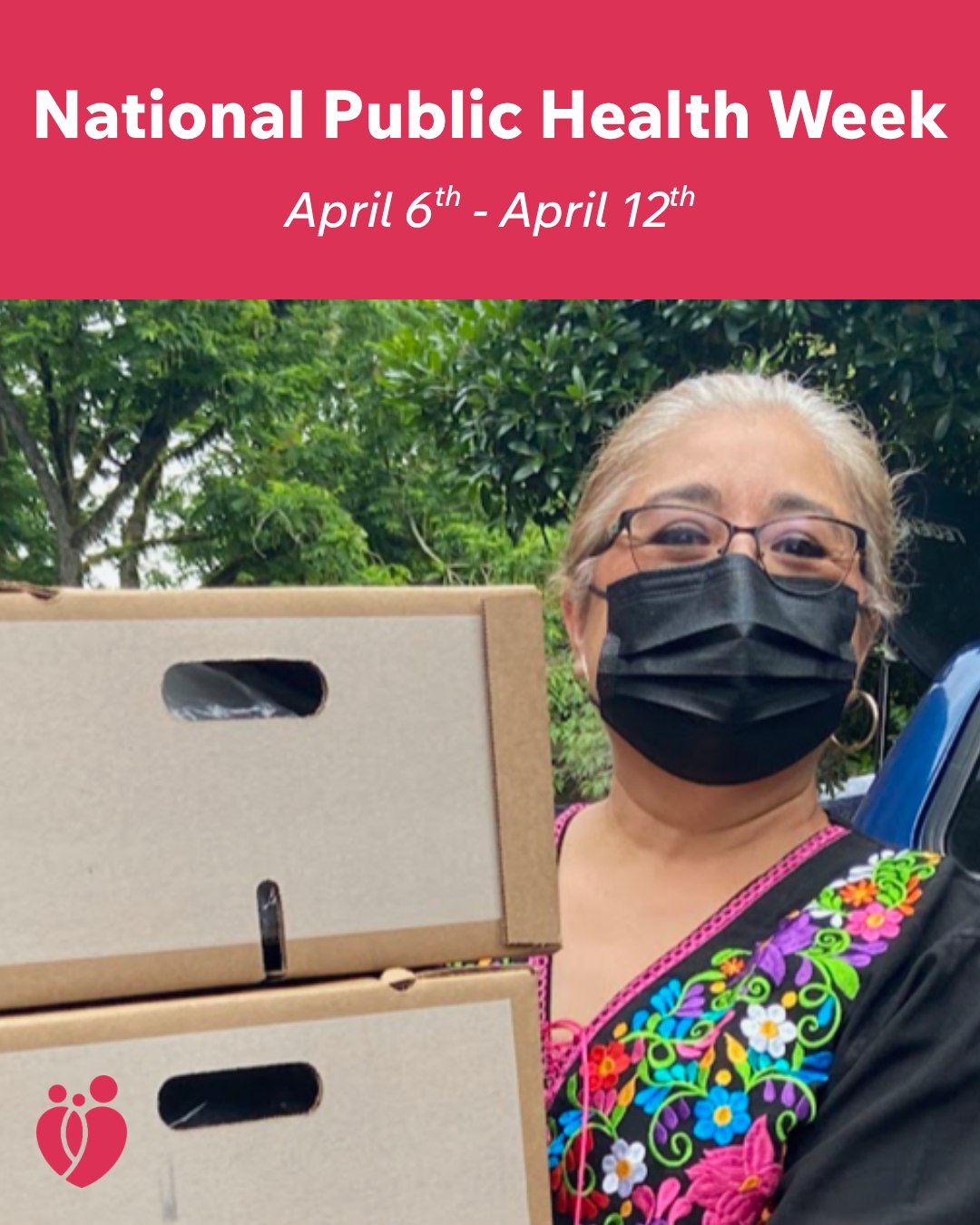 April 6th through April 12th is National Public Health Week! It is dedicated to celebrating how public health protects our communities, supports our daily lives, and to honor public health workers.
Our work at Familias en Acción is possible thanks to our community health workers (CHWs). CHWs build trusting relationships with members and leaders of our communities, connecting them to health education classes, resources for their wellbeing, and social services. Thank you to our CHWs, and all CHWs across the nation, for keeping our communities safe, informed and prepared!
--
¡Del 6 al 12 de abril es la Semana Nacional de Salud Pública! Esta semana está dedicada a celebrar cómo la salud pública protege a nuestras comunidades y apoya nuestra vida cotidiana, así como a honrar a quienes trabajan en este campo.
Nuestro trabajo en Familias en Acción es posible gracias a nuestros promotores/as de salud. Promotores/as de salud construyen relaciones de confianza con los miembros y líderes de nuestras comunidades, conectándolos con clases de educación en salud, recursos para su bienestar y servicios sociales. ¡Muchas gracias a nuestros promotores/as de salud, y a promotores/as de salud a lo largo y ancho del país, por mantener nuestras comunidades seguras, informadas y preparadas!