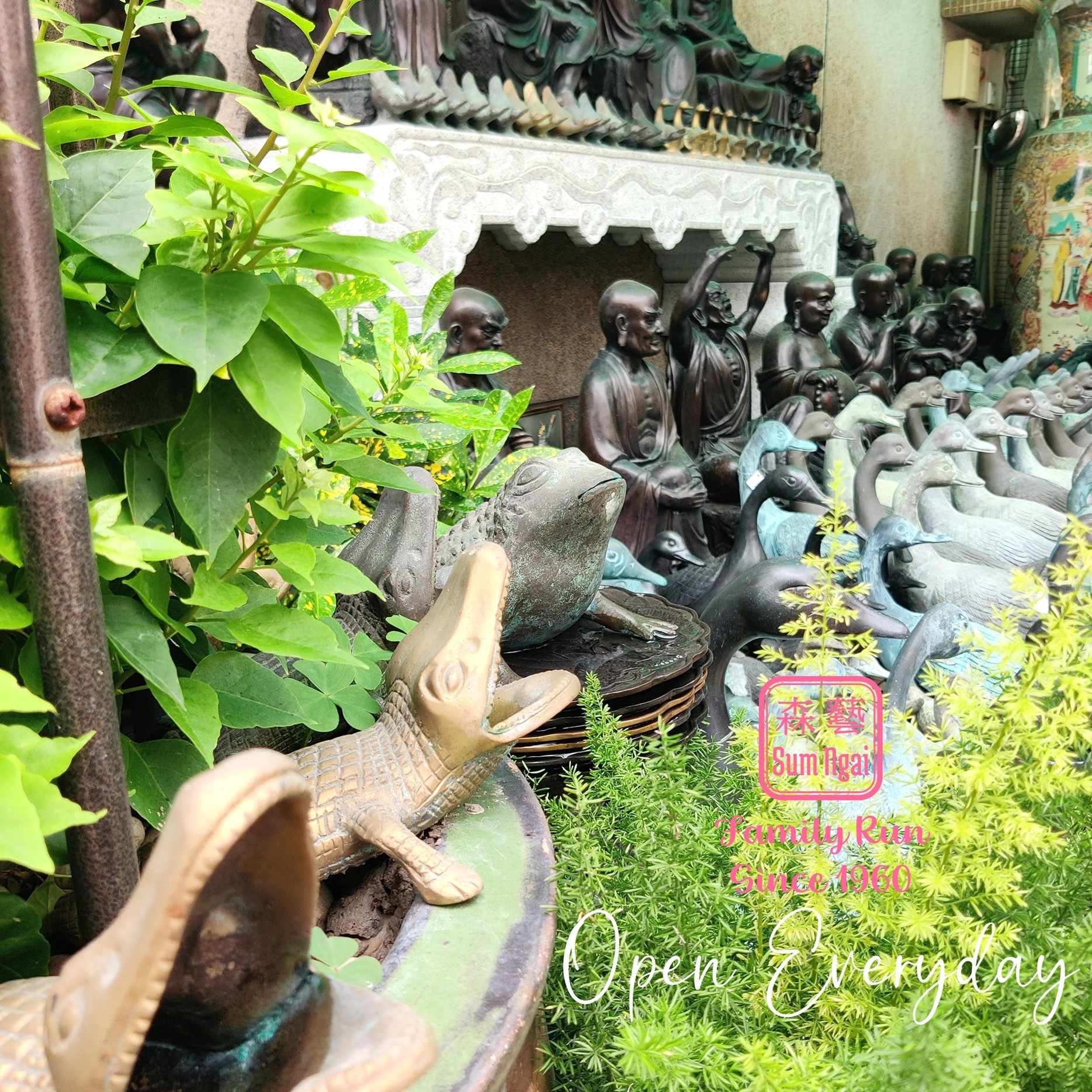 Hop in this Easter – we’re open all holiday long!
📍 Visit our Kam Tin showroom - a space with character and history.
⭐Holiday & Sunday 11-4 | Mon-Sat 10-5
🚗 Free parking on premises.
🚆MTR - Kam Sheung Rd Stn (8-minute walk)
#sumngaibrassfactory #brassware #chinesearthk