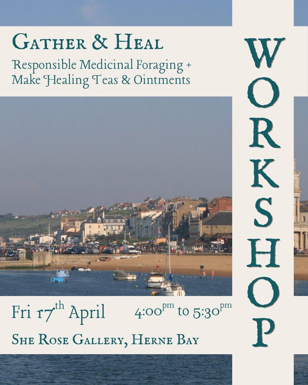 FORAGE, GATHER MAKE & HEAL WORKSHOP:
🌿 We'll meet in She Rose, Mortimer Street and head off for walk on the Downs under the guidance of expert forager and maker, Nicola Clowes: @made_by_hand_herbals
We'll return to She Rose to make tea and healing ointments with our (responsibly) foraged bounty!
🍵 This workshop is a beautiful way to spend a Friday evening. It's a gentle hands-on workshop exploring medicinal plants through walking, observation and making.
FORAGE, GATHER MAKE & HEAL WORKSHOP:
📅 Friday 17th April
⏰ 4pm to 5:30pm
📍She Rose
165 Mortimer St
Herne Bay, CT6 5HE
🔗 link in bio to book 🔗
#creativeworkshops
#privateworkshops
#ukforaging
#hernebay
#SheRoseGallery
#buyinthebayHB
#visitcanterbury
@visitCanterbury