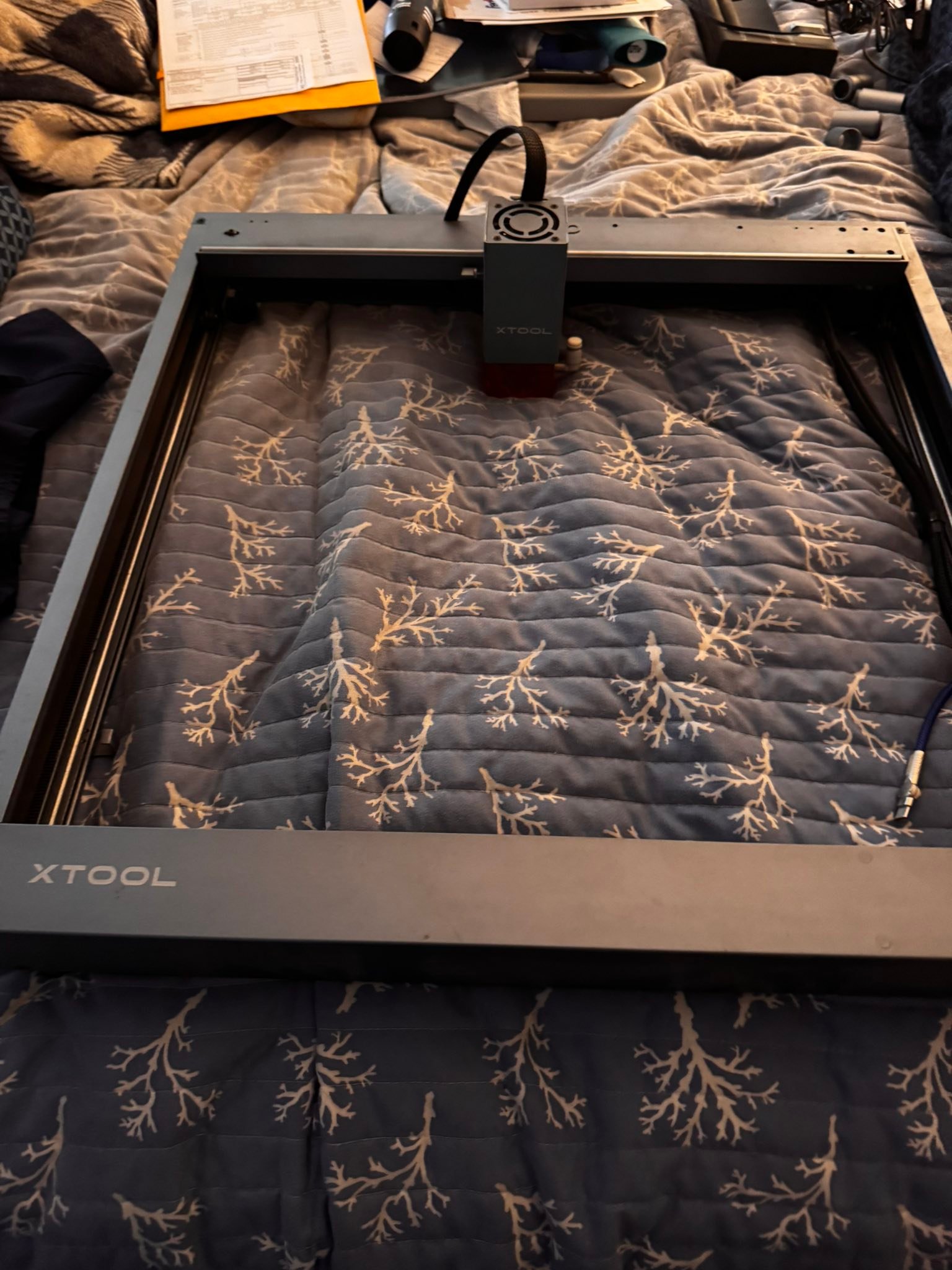 Put this on marketplace also D1 Pro XTool. Tried it exactly one time. Then didn’t have time to use it even tried to hire someone to run it to no avail. $400 OBO it was $900 brand new. It’s a 15” platform