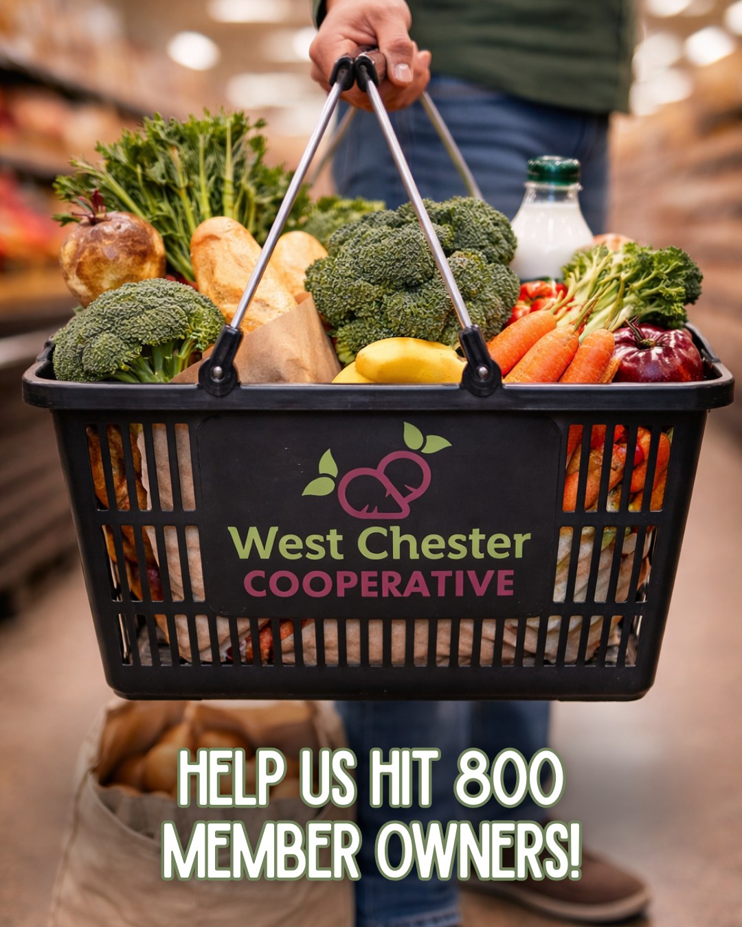We’re at 753 member-owners… only 47 more to go 🎯
This isn’t just a grocery store. It’s YOUR Co-op. Your community. Your chance to be part of something being built from the ground up in West Chester.
Don’t miss your spot as a founding member 🌱
Help us hit 800—tag someone who needs to join with you 👇