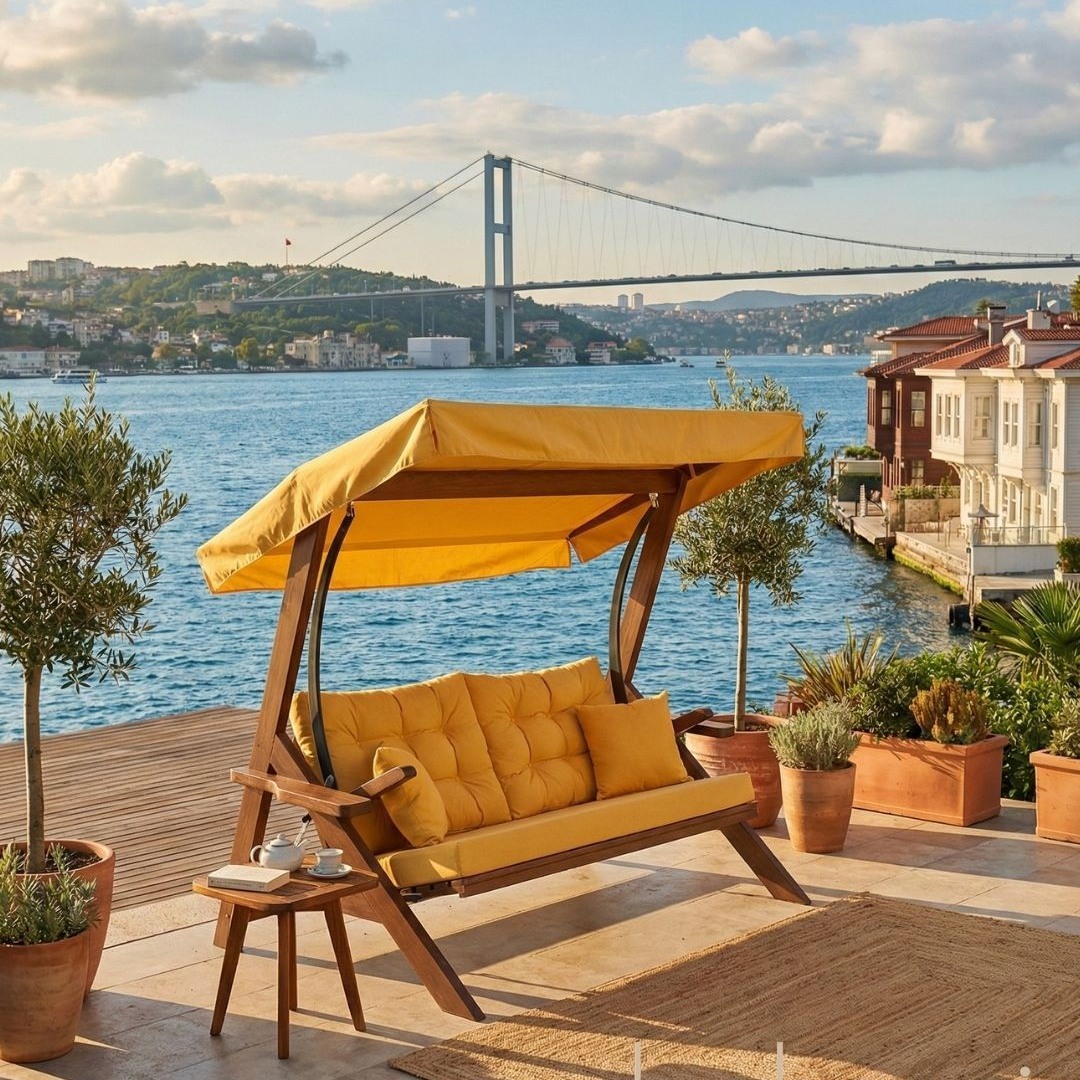 🌿 Bahçenize doğallık ve keyif katın!
Masif gürgen ağacından üretilen Belgrad Ahşap Bahçe Salıncağı ile konforlu anlar sizi bekliyor ☀️
✔️ Sağlam ve uzun ömürlü ahşap iskelet
✔️ Su itici, güneşe dayanıklı İtalyan kumaş
✔️ Gıcırtısız, paslanmaz özel mekanizma
✔️ Yumuşak ve dolgun minder yapısı
Şıklığı ve dayanıklılığı bir arada sunan tasarımıyla; bahçe, teras ve dış mekanların vazgeçilmezi 🌸
🪑 2, 3 ve 4 kişilik seçenekler
🔧 Kolay kurulum
💡 Opsiyonel ayak uzatma özelliği
Rahatlığın tadını çıkar, keyfi paylaş!
#ahşap #salıncak #bahçemobilyası #doğalyaşam #terasdekorasyonu #bahçedekeyif #outdoorliving