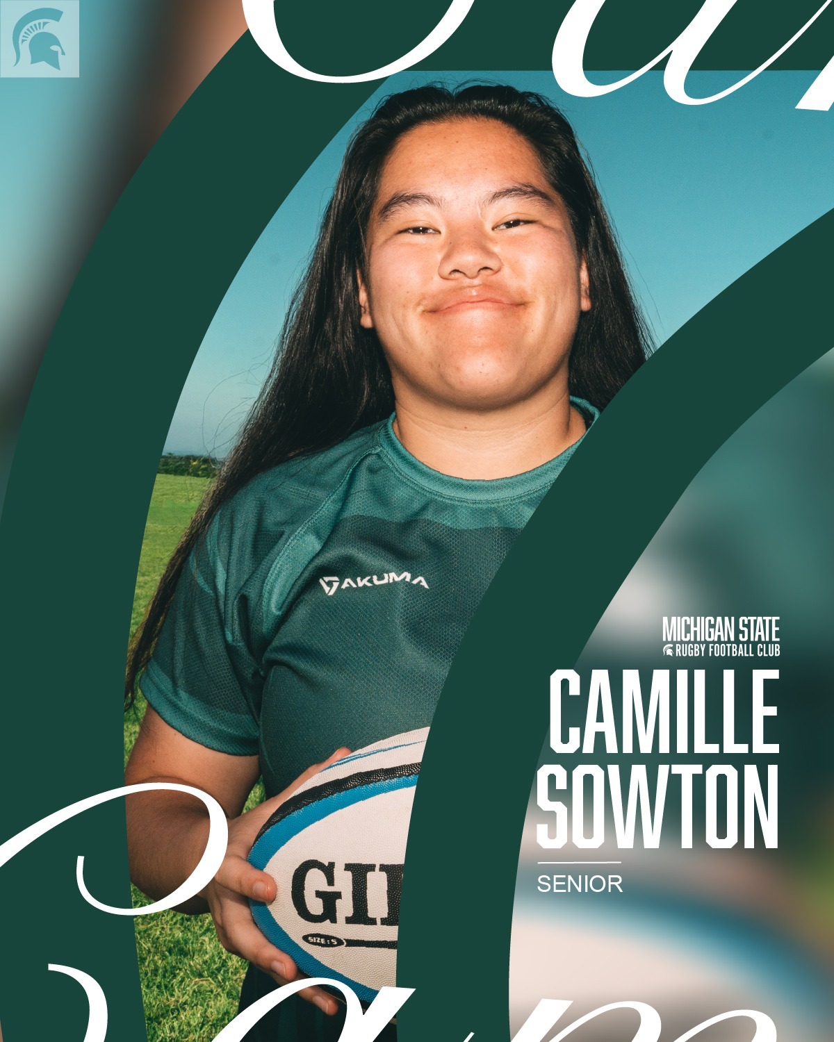 Senior Sunday 🤍
Kicking off our Senior Sevens Season Sendoffs by celebrating Camille Sowton. She’s always been such a huge part of our backline at center and truly brings it EVERY SINGLE DAY. Always working hard, always pushing herself, and somehow always finding the gaps and going for it. On top of that, she still finds time to make us all better.
We will all miss you Camille🫶 so lucky we got to play with you 💚🏉
#womensrugby #msurugby #WomenInSports